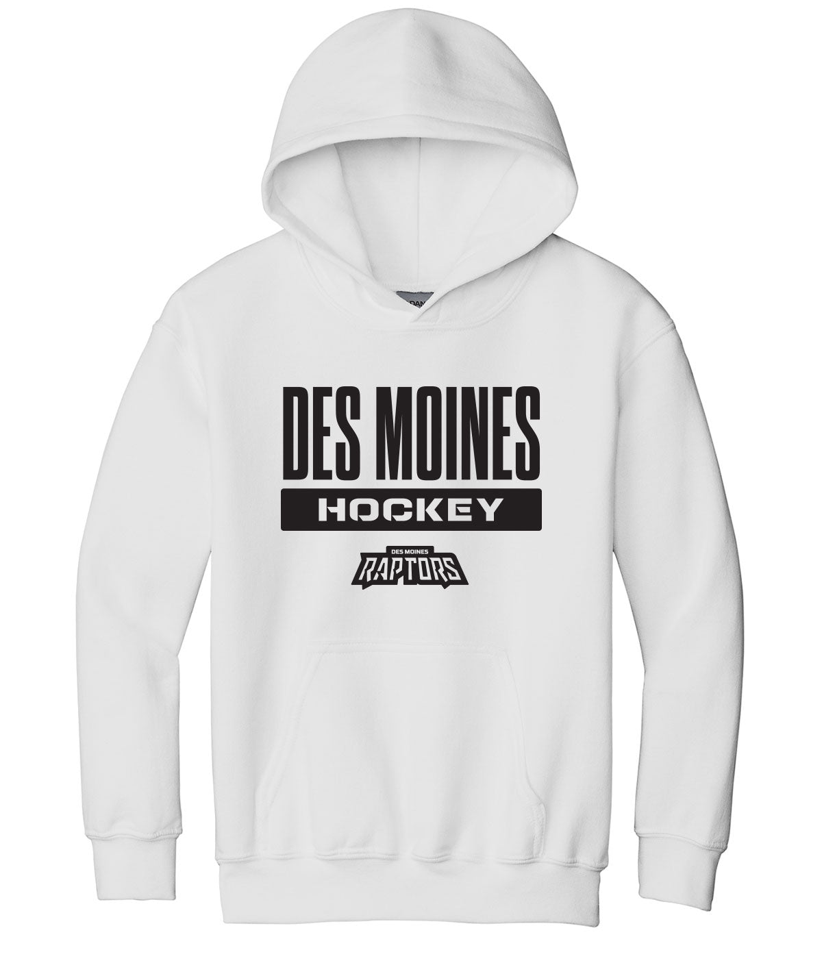Des Moines Raptors Youth Hooded Sweatshirt