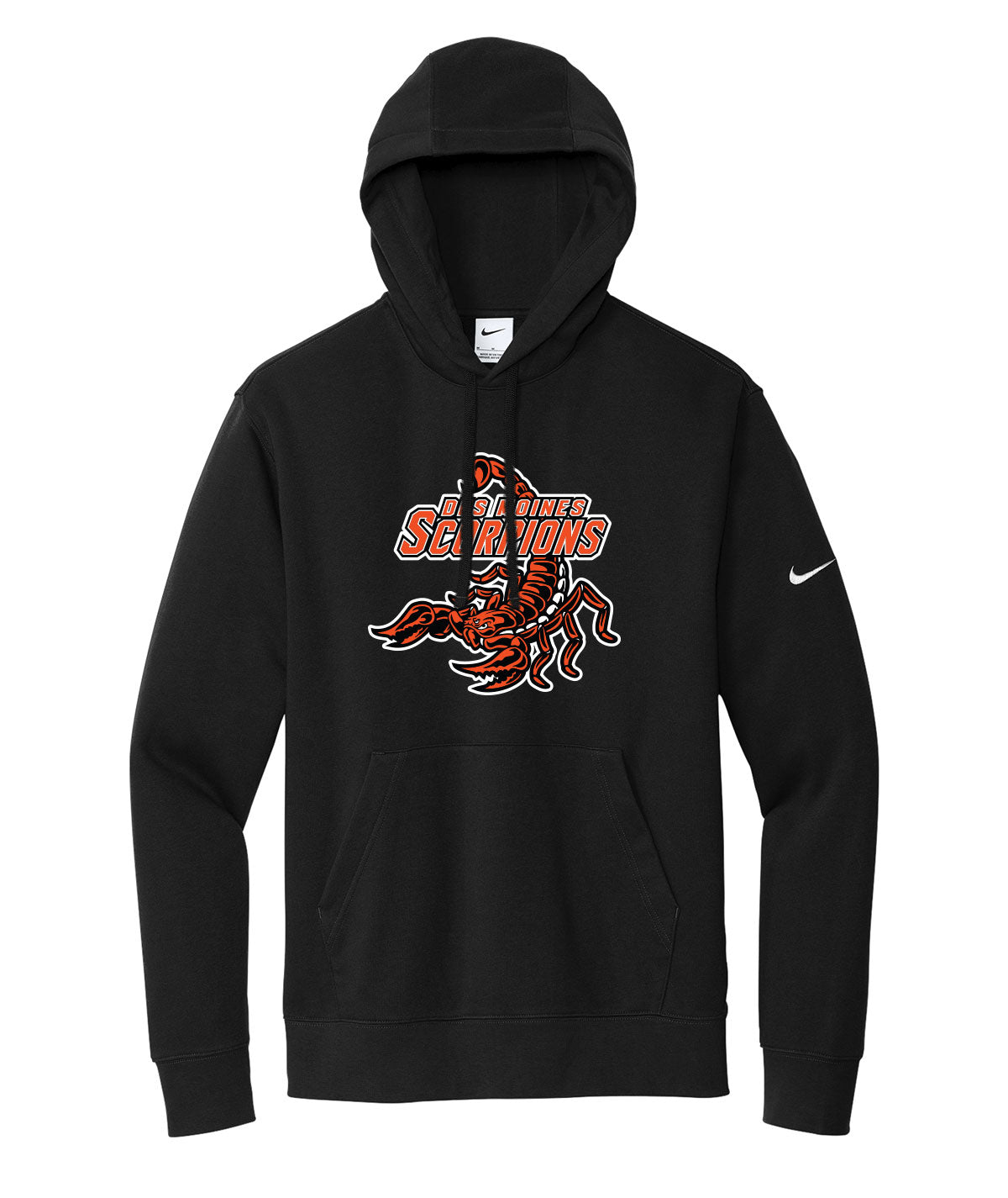 Des Moines Scorpions Nike Fleece Hoodie