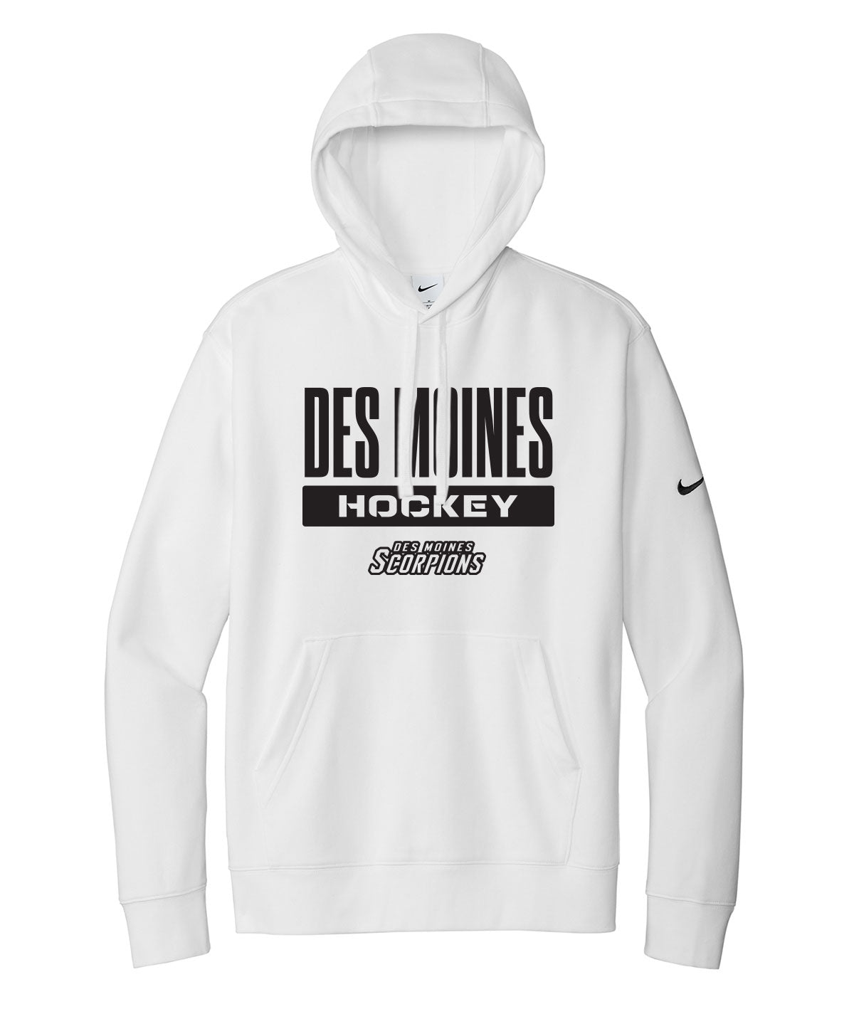 Des Moines Scorpions Nike Fleece Hoodie