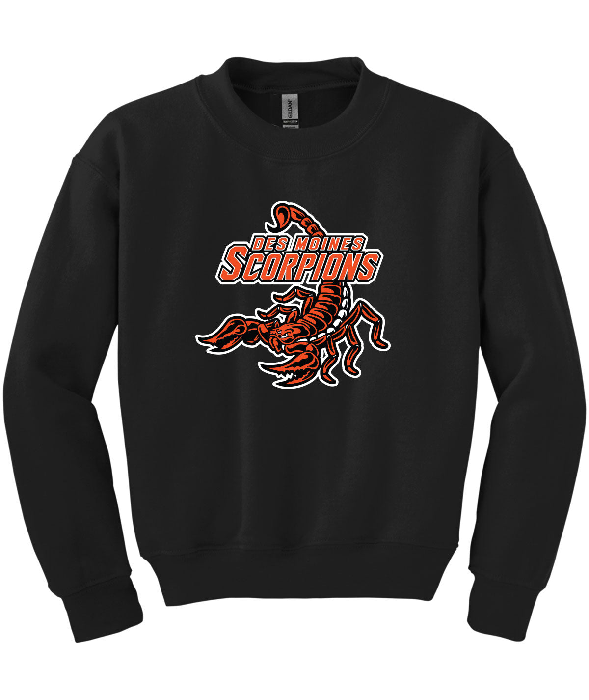 Des Moines Scorpions Youth Crewneck Sweatshirt