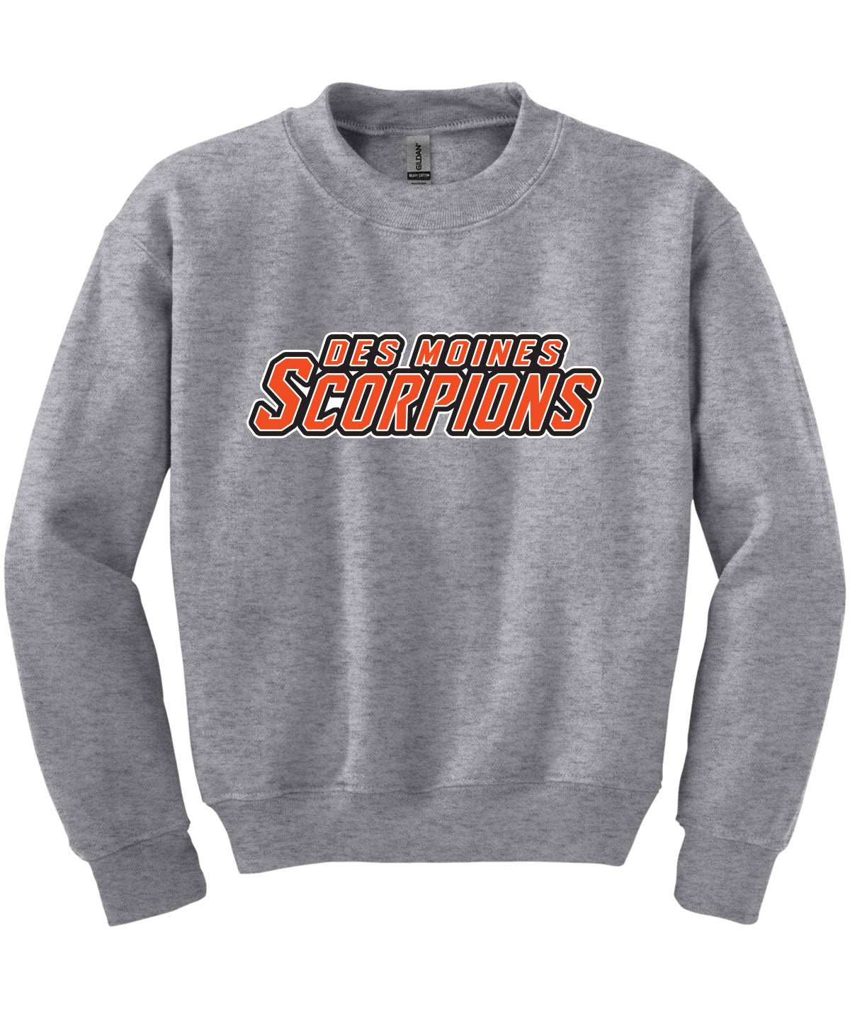 Des Moines Scorpions Youth Crewneck Sweatshirt