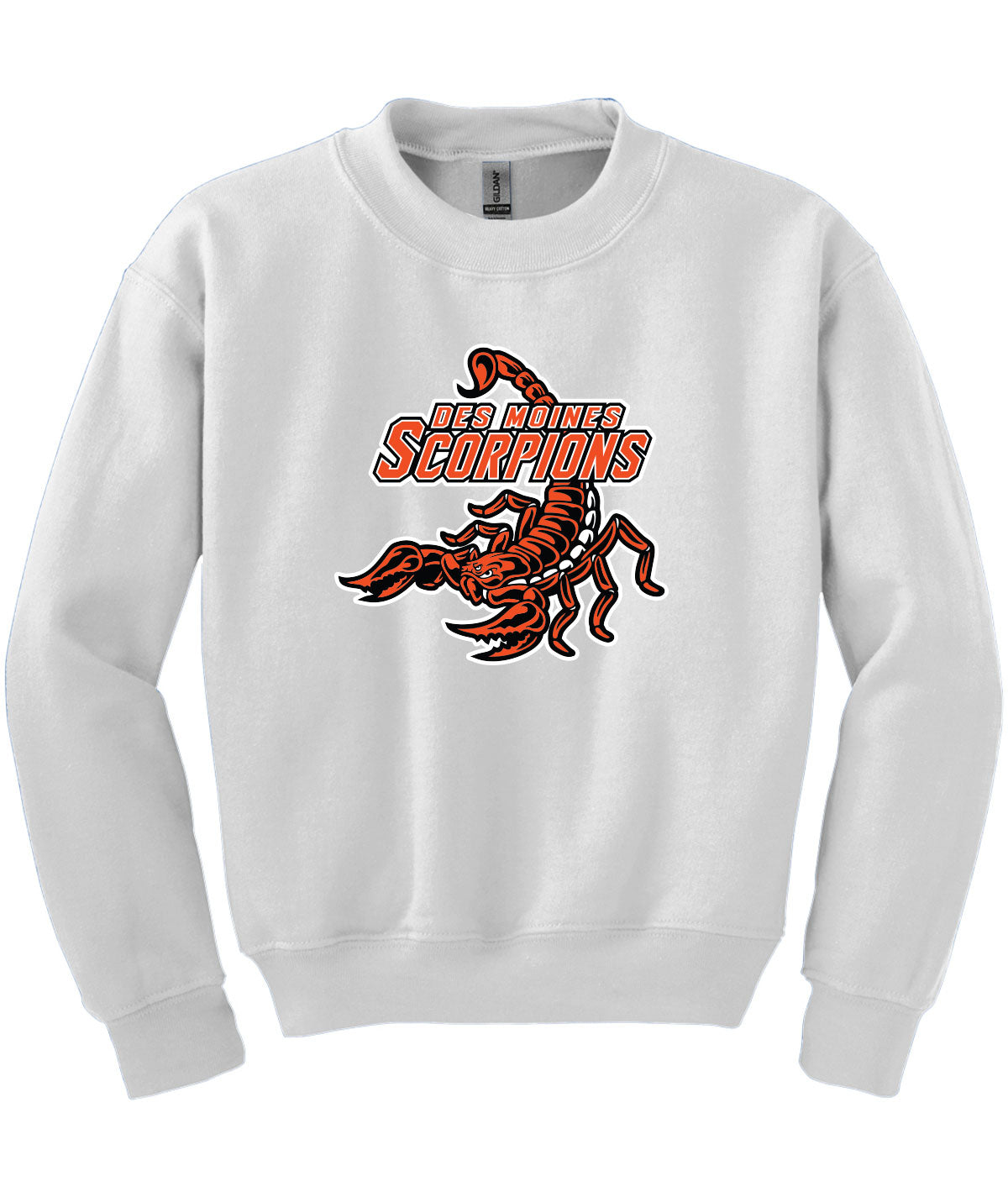Des Moines Scorpions Youth Crewneck Sweatshirt