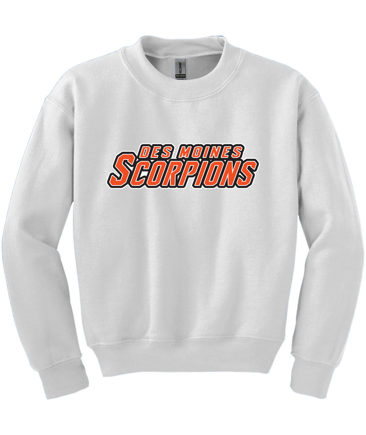 Des Moines Scorpions Youth Crewneck Sweatshirt