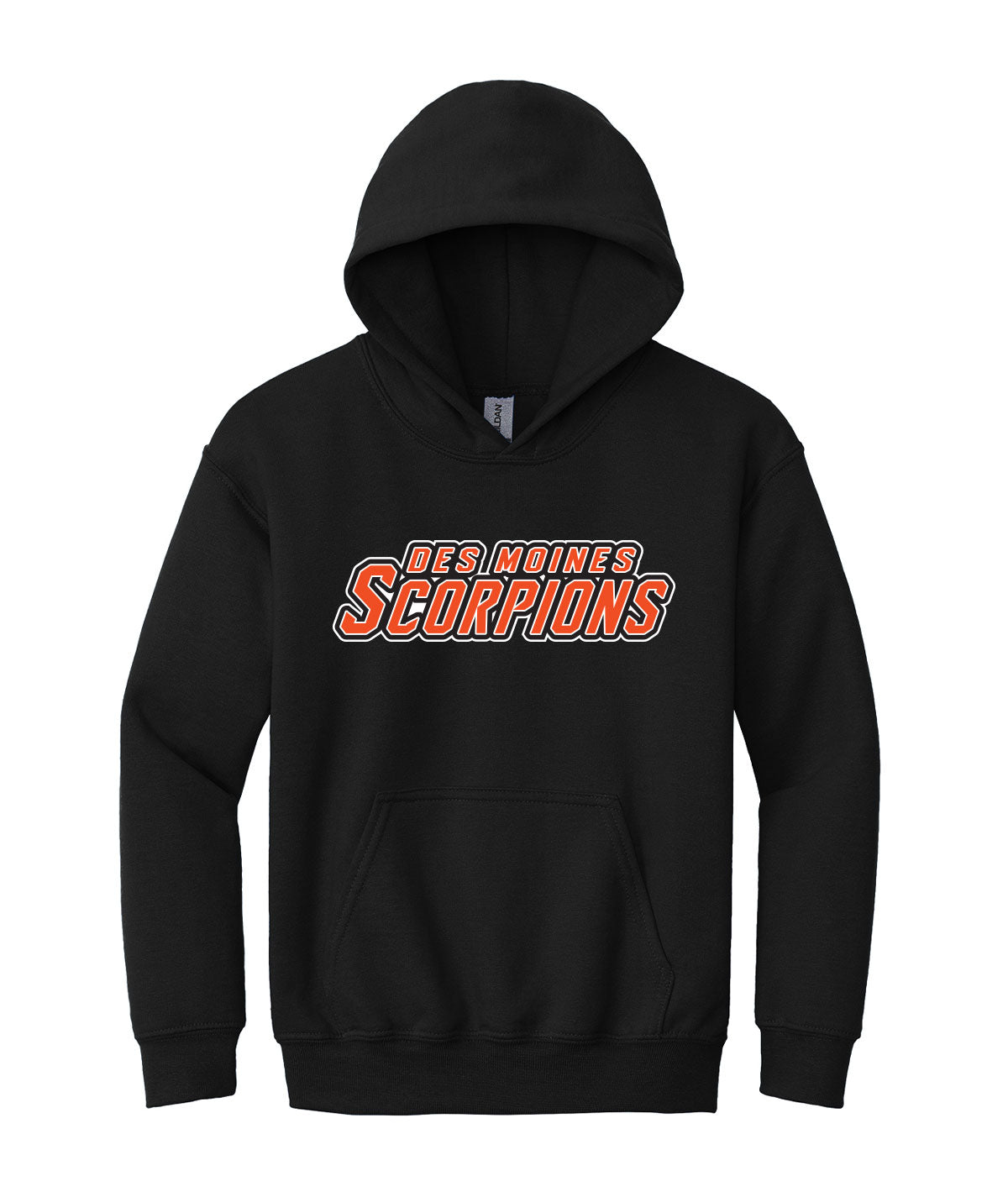 Des Moines Scorpions Youth Hooded Sweatshirt