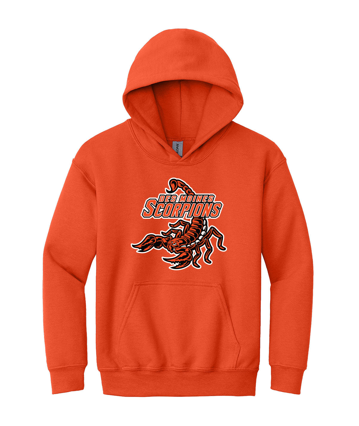Des Moines Scorpions Youth Hooded Sweatshirt