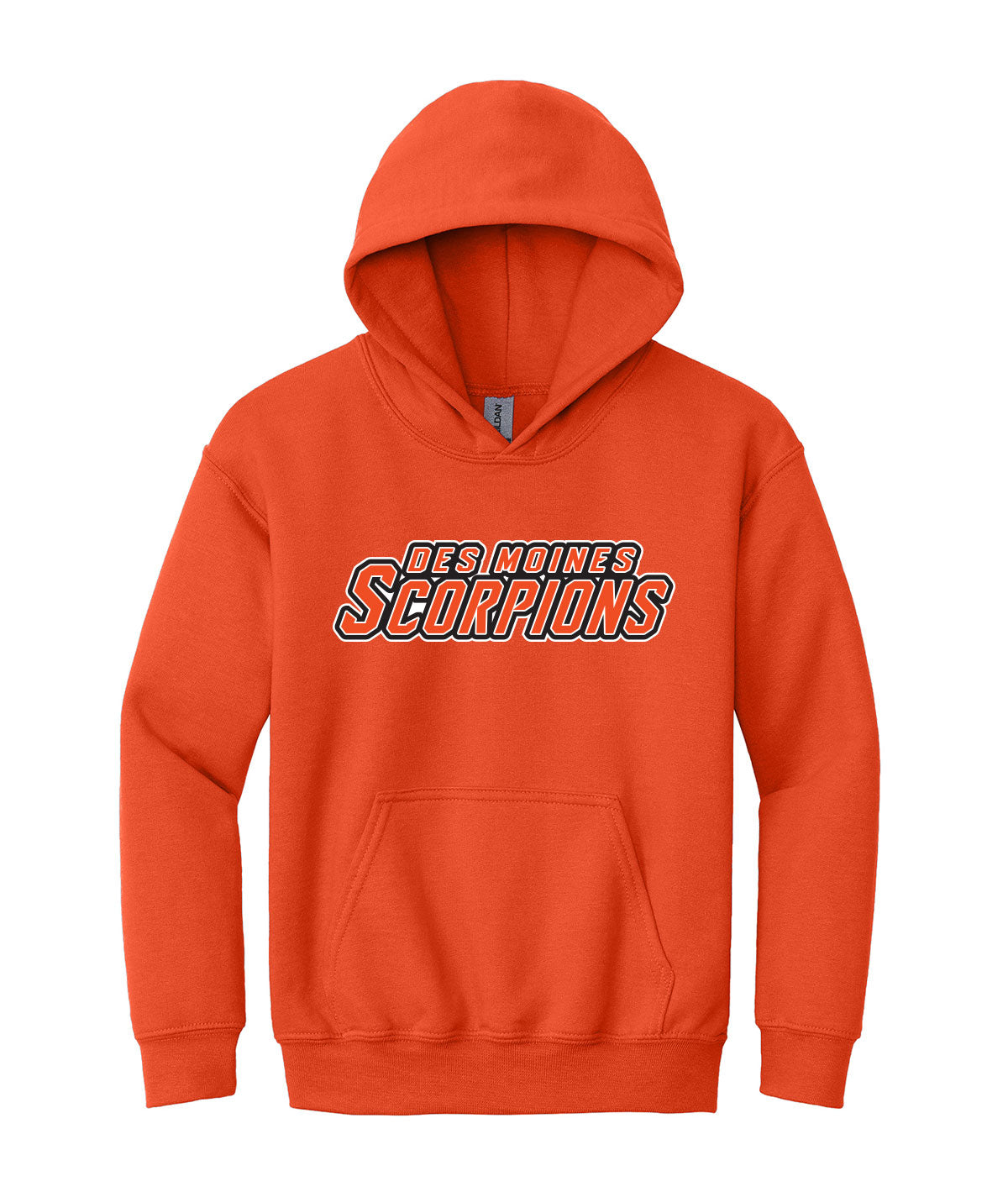 Des Moines Scorpions Youth Hooded Sweatshirt