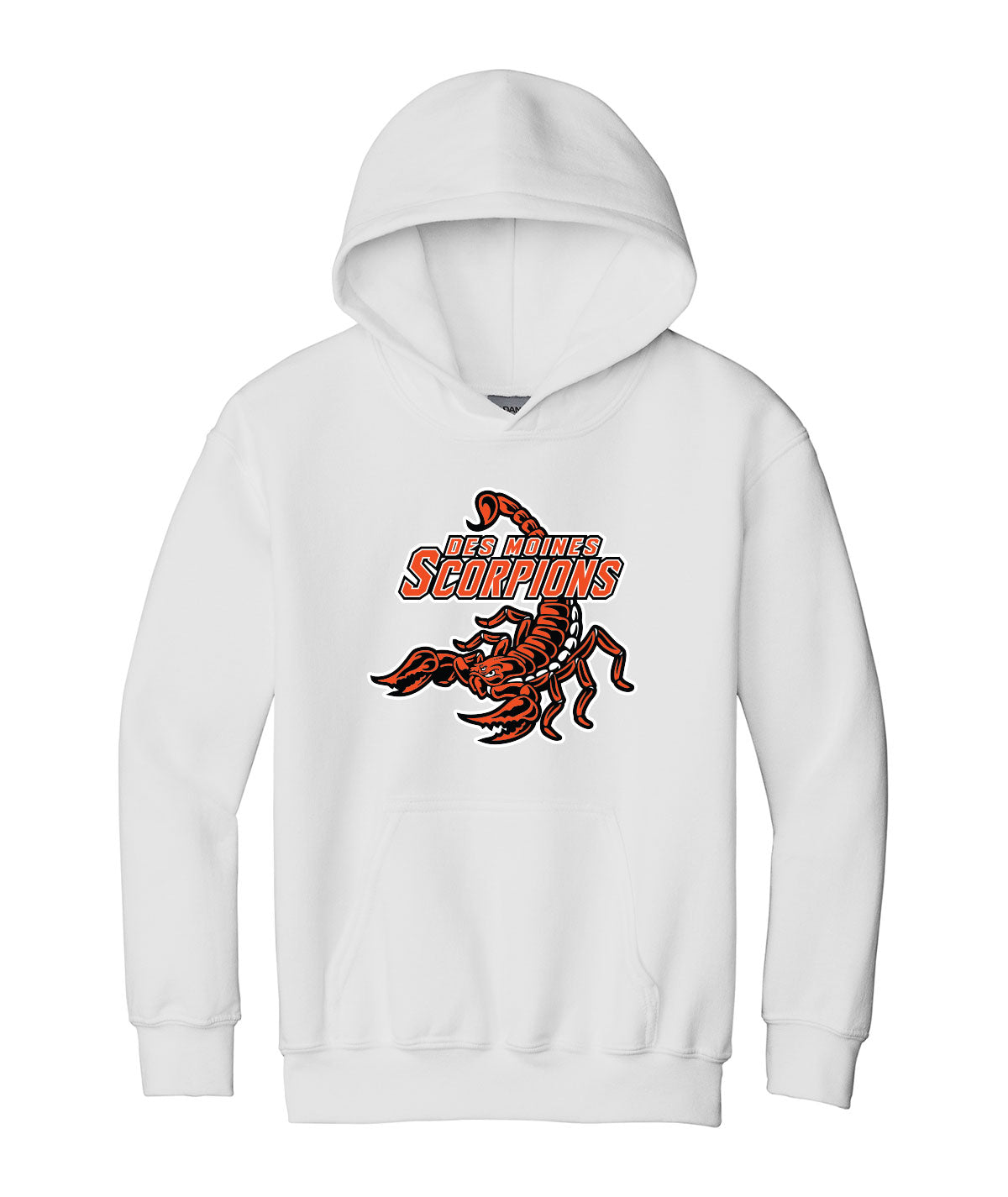 Des Moines Scorpions Youth Hooded Sweatshirt