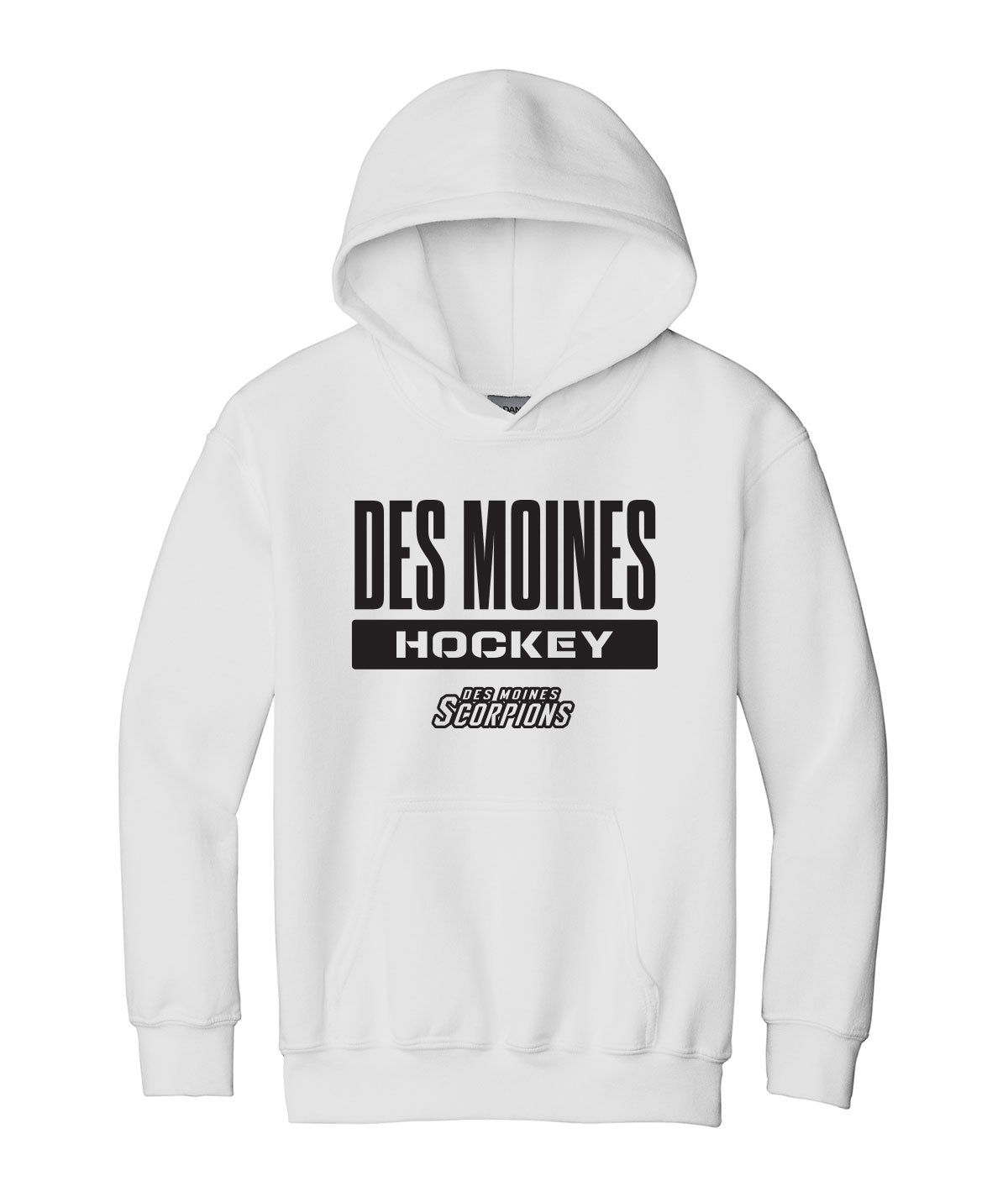 Des Moines Scorpions Youth Hooded Sweatshirt