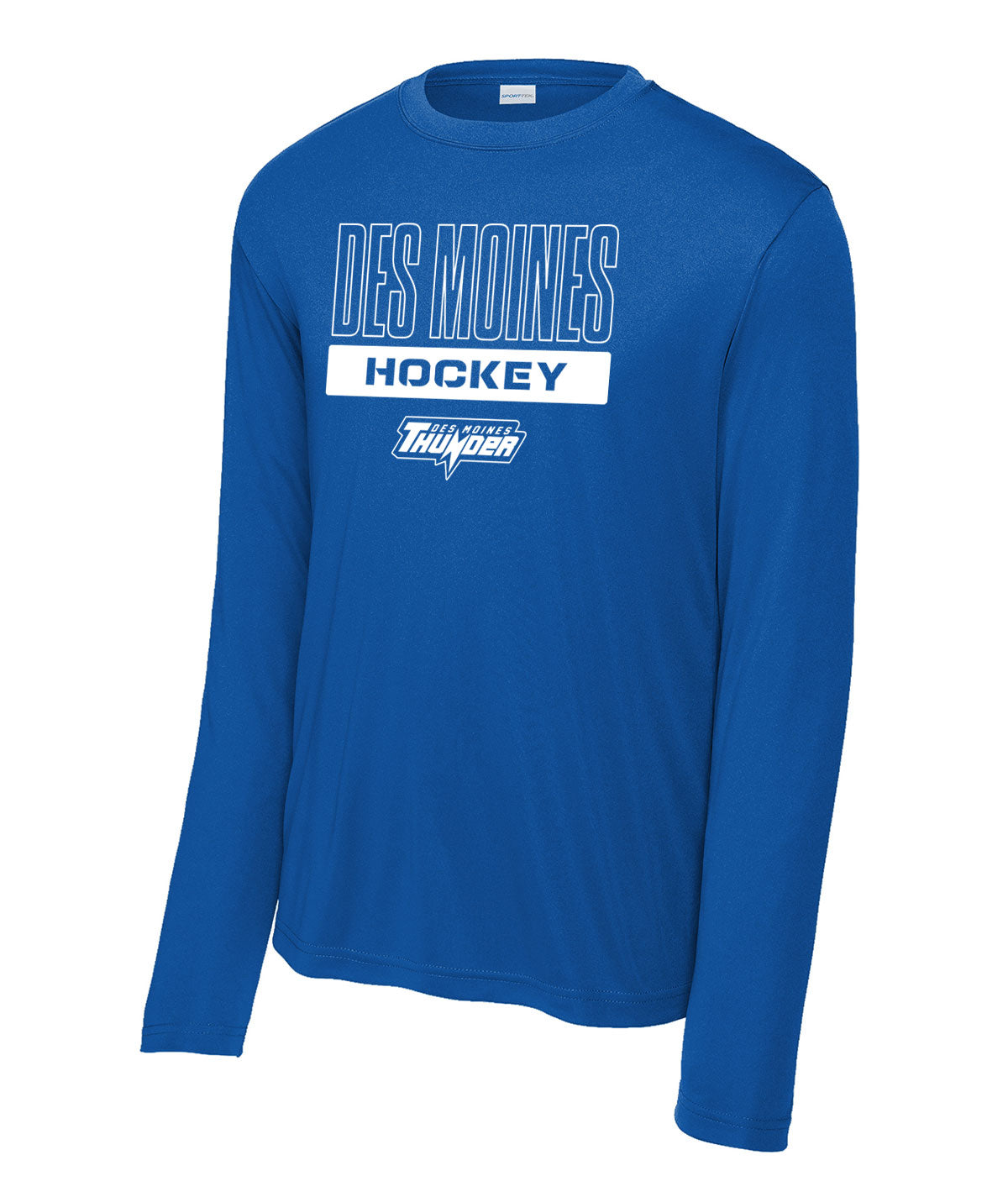 Des Moines Thunder Long-Sleeve Performance Tee