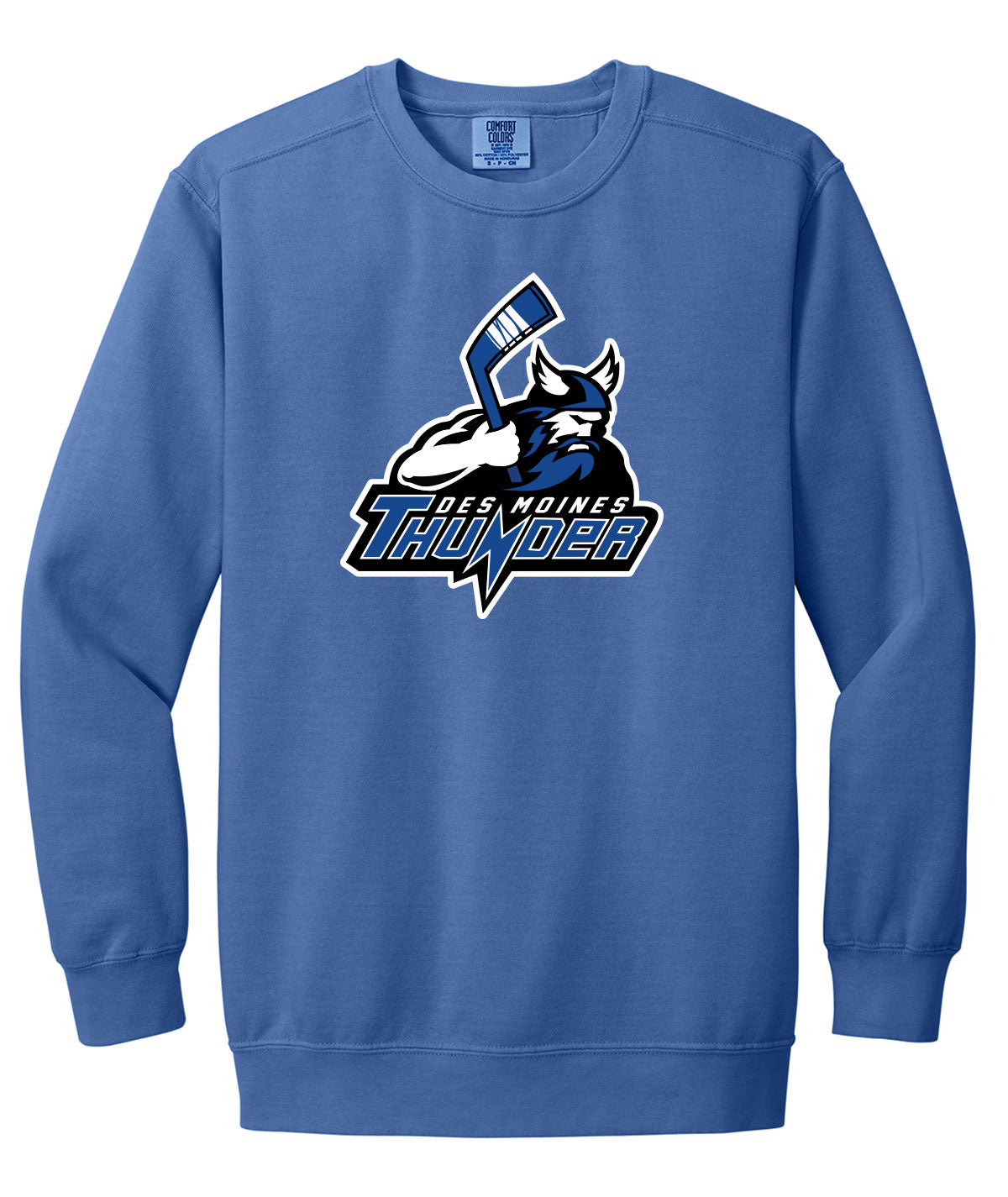 Des Moines Thunder Comfort Colors Crewneck Sweatshirt