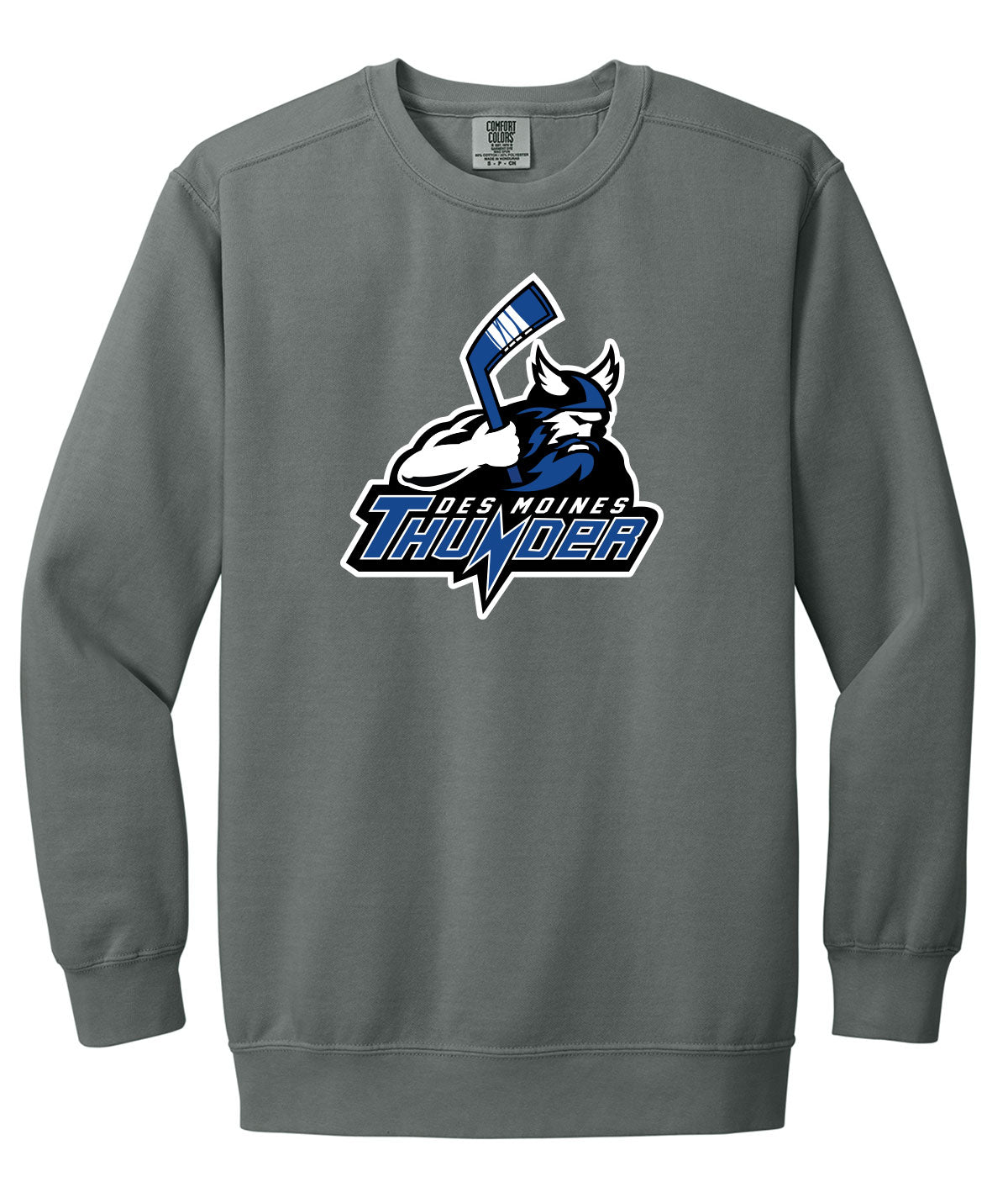 Des Moines Thunder Comfort Colors Crewneck Sweatshirt