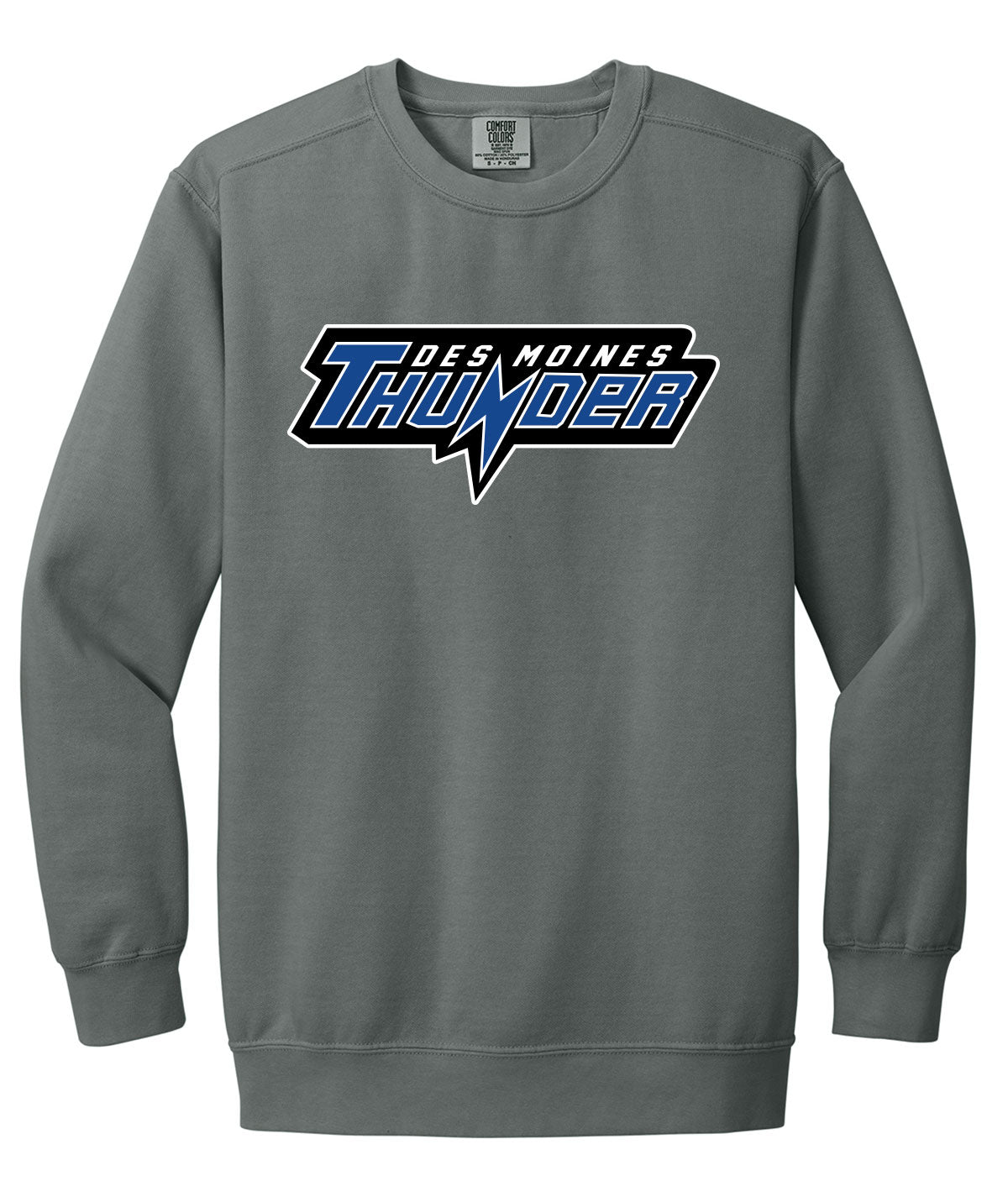 Des Moines Thunder Comfort Colors Crewneck Sweatshirt