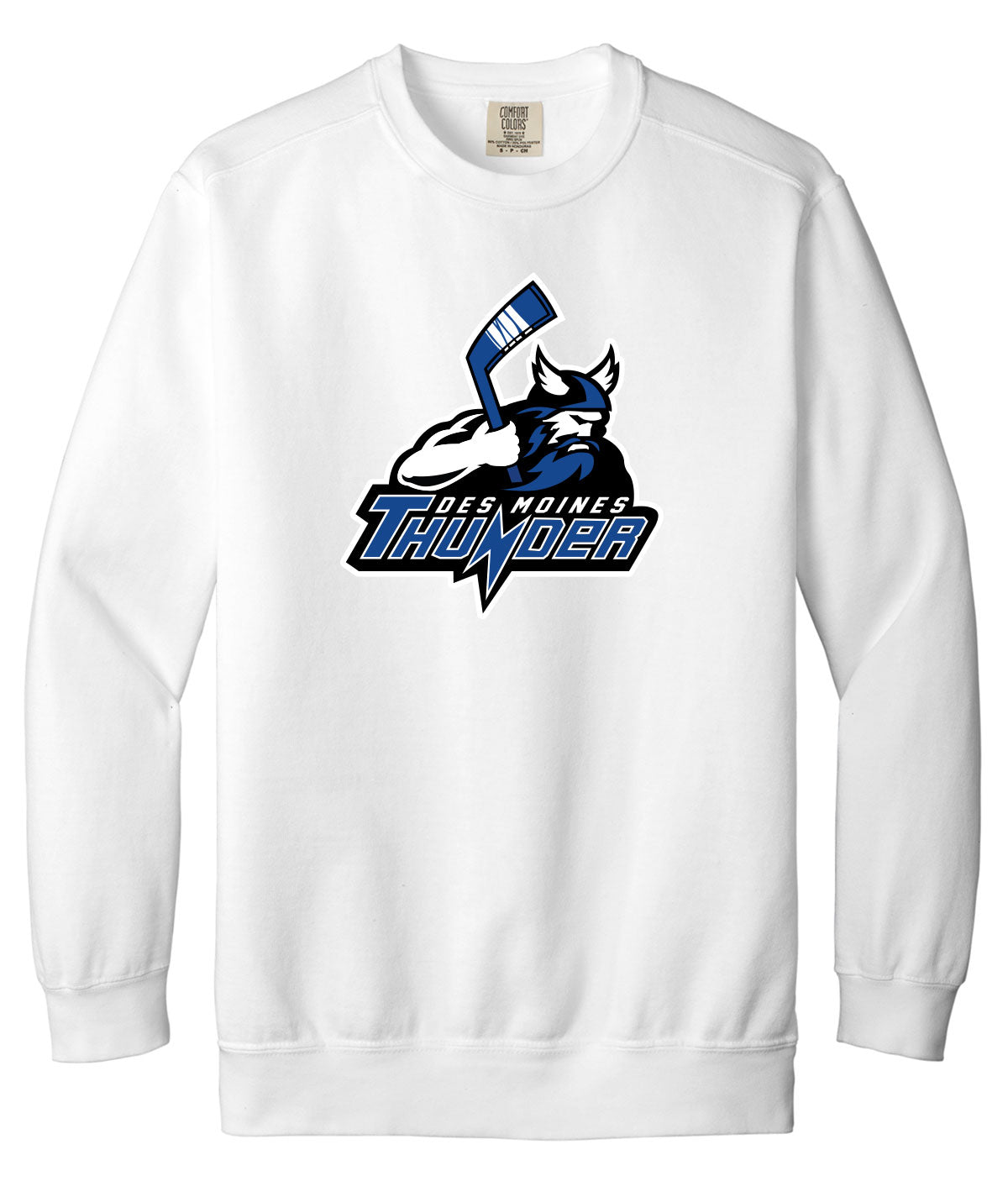 Des Moines Thunder Comfort Colors Crewneck Sweatshirt