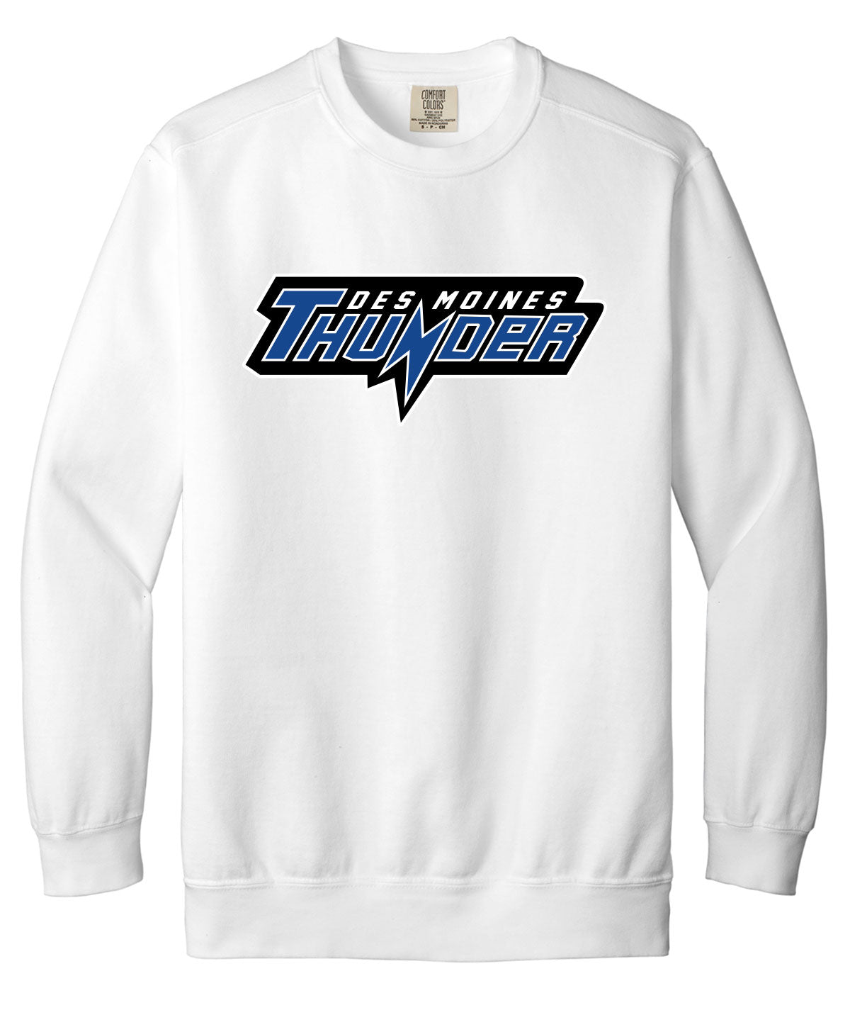 Des Moines Thunder Comfort Colors Crewneck Sweatshirt