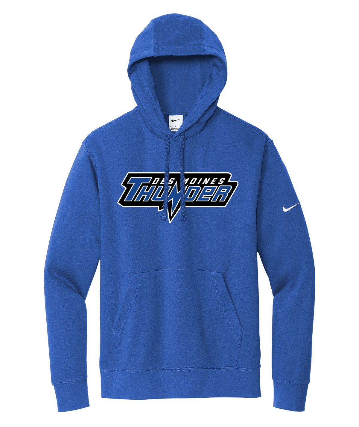 Des Moines Thunder Nike Fleece Hoodie