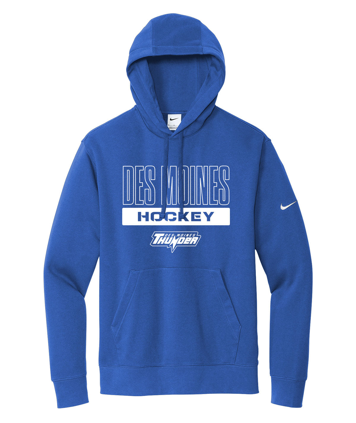 Des Moines Thunder Nike Fleece Hoodie