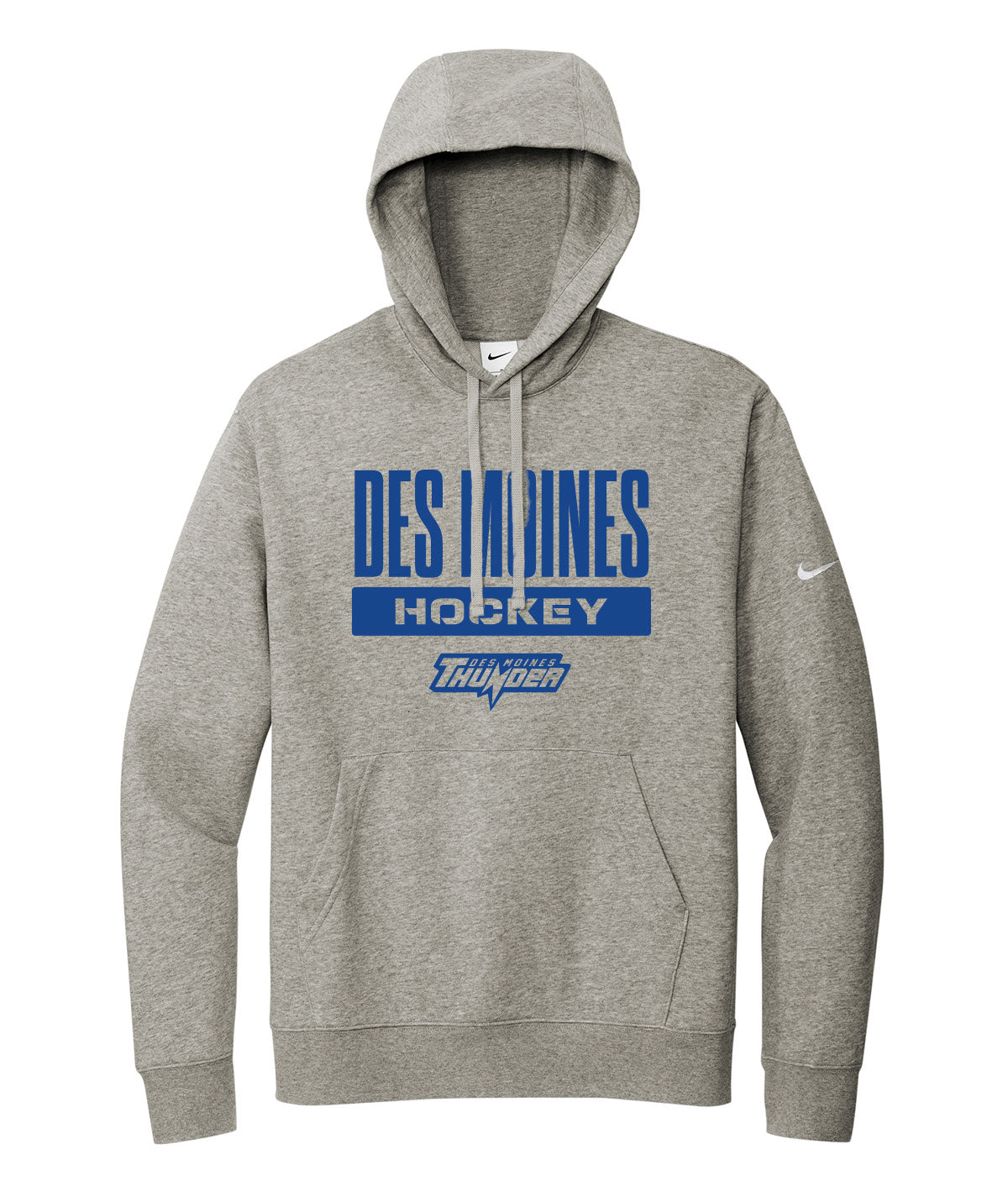 Des Moines Thunder Nike Fleece Hoodie