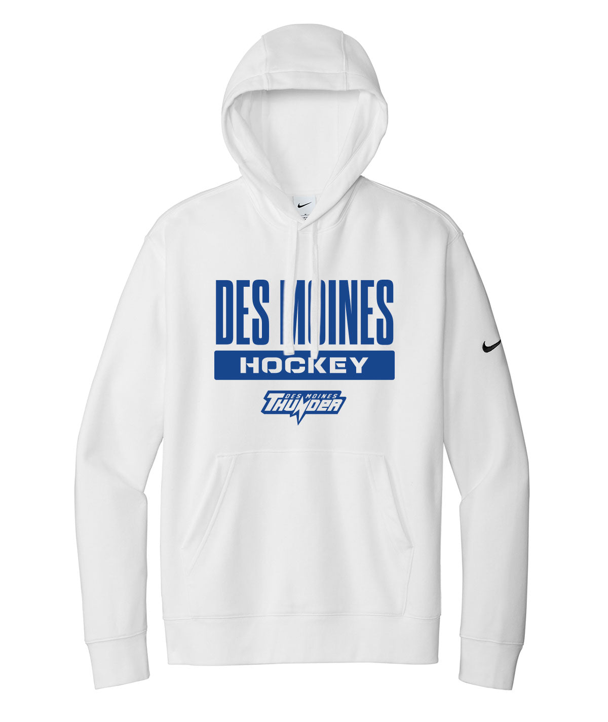Des Moines Thunder Nike Fleece Hoodie