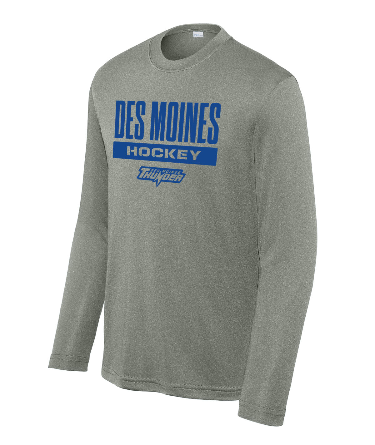 Des Moines Thunder Youth Long-Sleeve Performance Tee
