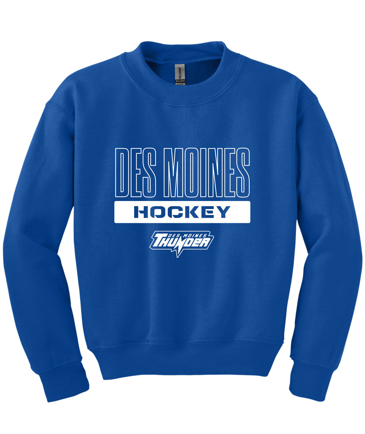Des Moines Thunder Youth Crewneck Sweatshirt