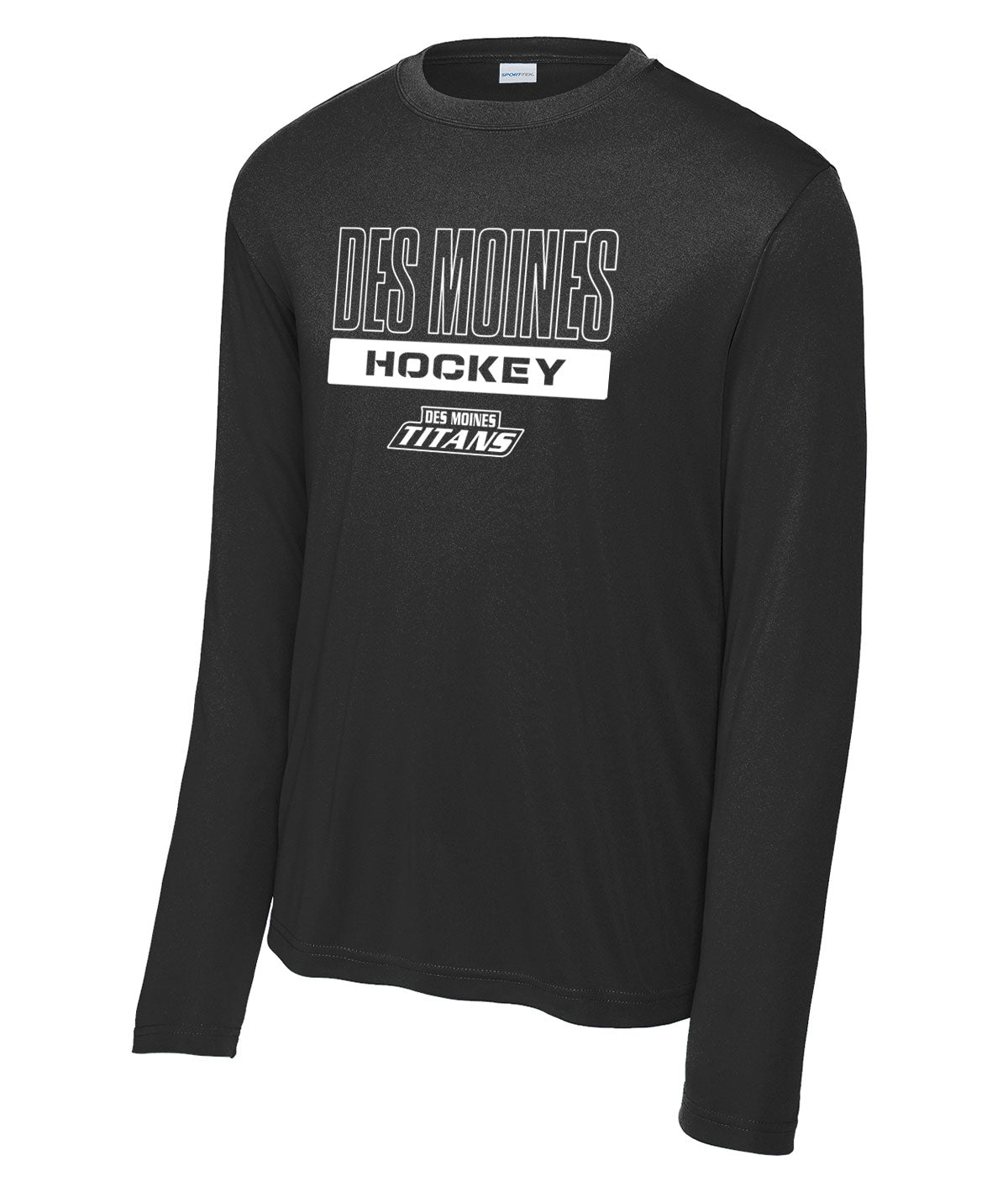 Des Moines Titans Long-Sleeve Performance Tee