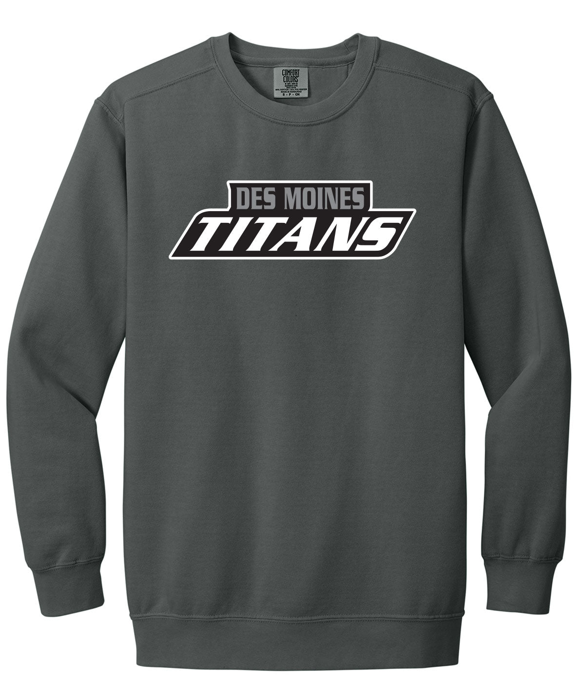Des Moines Titans Comfort Colors Crewneck Sweatshirt