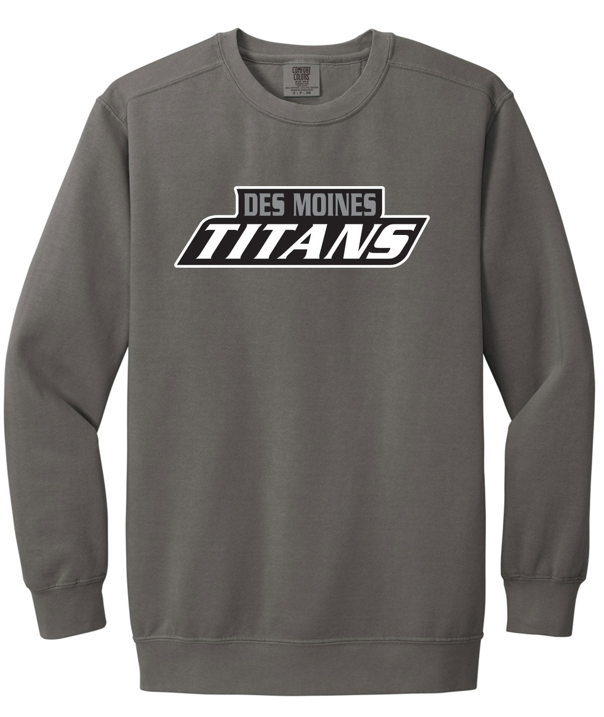 Des Moines Titans Comfort Colors Crewneck Sweatshirt