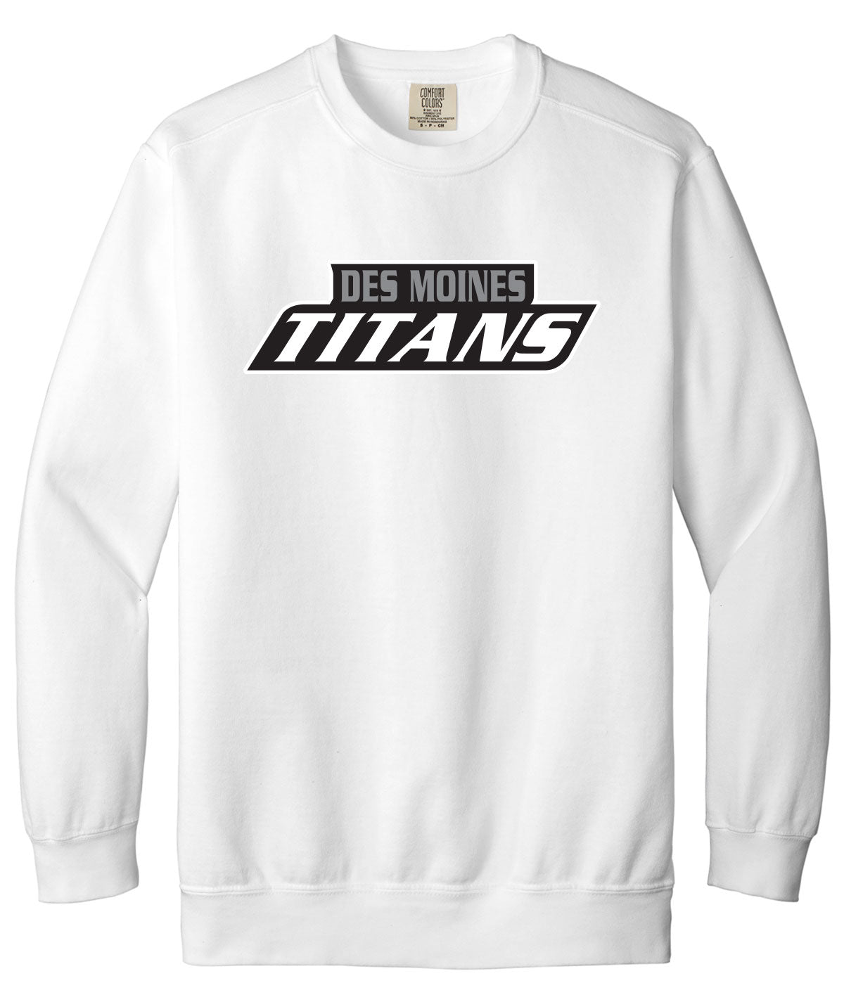 Des Moines Titans Comfort Colors Crewneck Sweatshirt