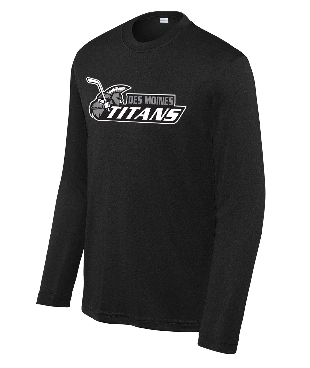 Des Moines Titans Youth Long-Sleeve Performance Tee