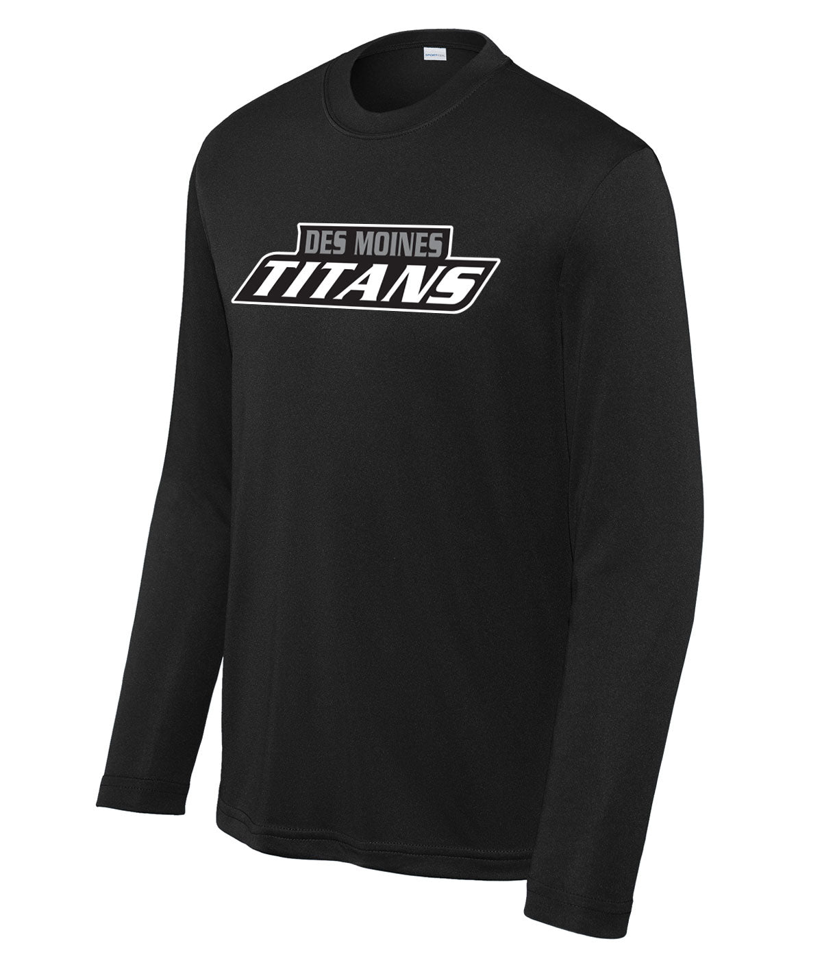 Des Moines Titans Youth Long-Sleeve Performance Tee