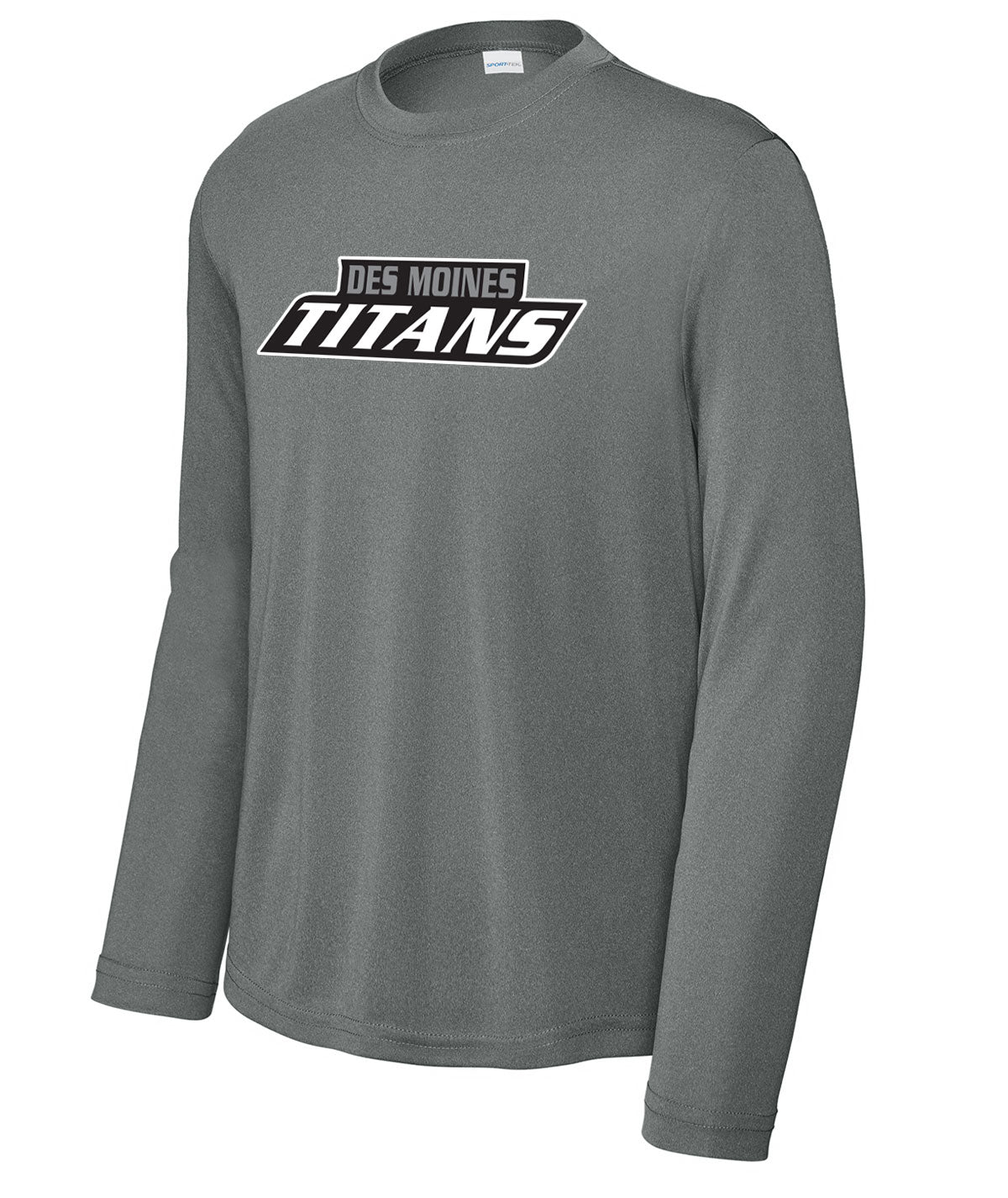 Des Moines Titans Youth Long-Sleeve Performance Tee