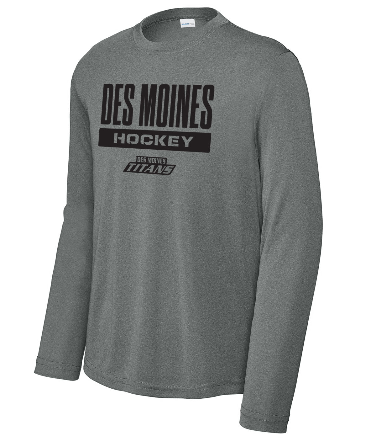 Des Moines Titans Youth Long-Sleeve Performance Tee