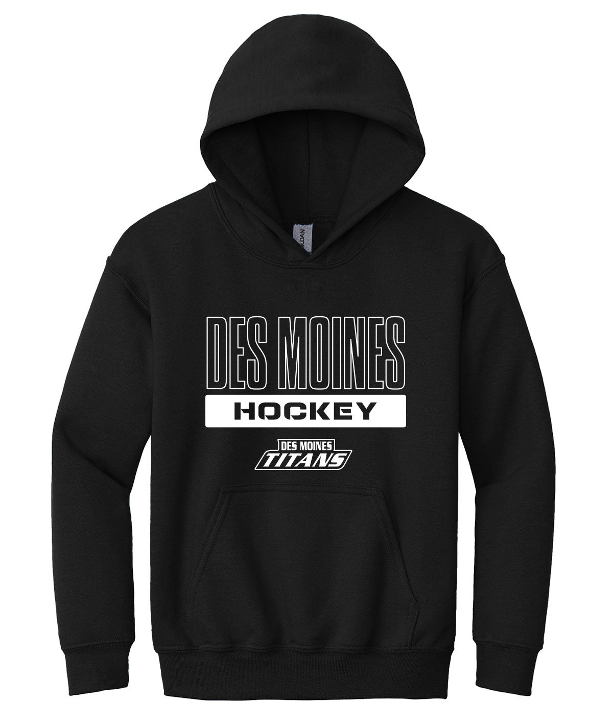 Des Moines Titans Youth Hooded Sweatshirt