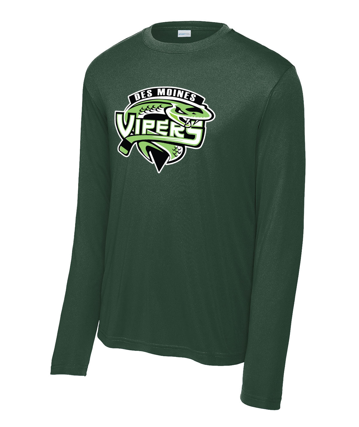 Des Moines Vipers Long-Sleeve Performance Tee