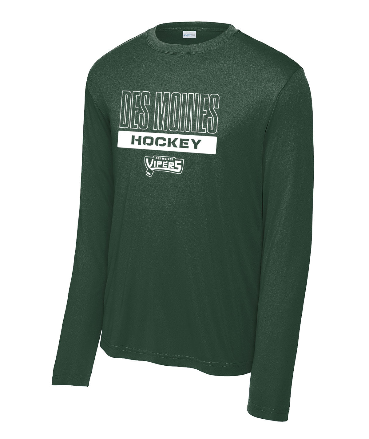 Des Moines Vipers Long-Sleeve Performance Tee