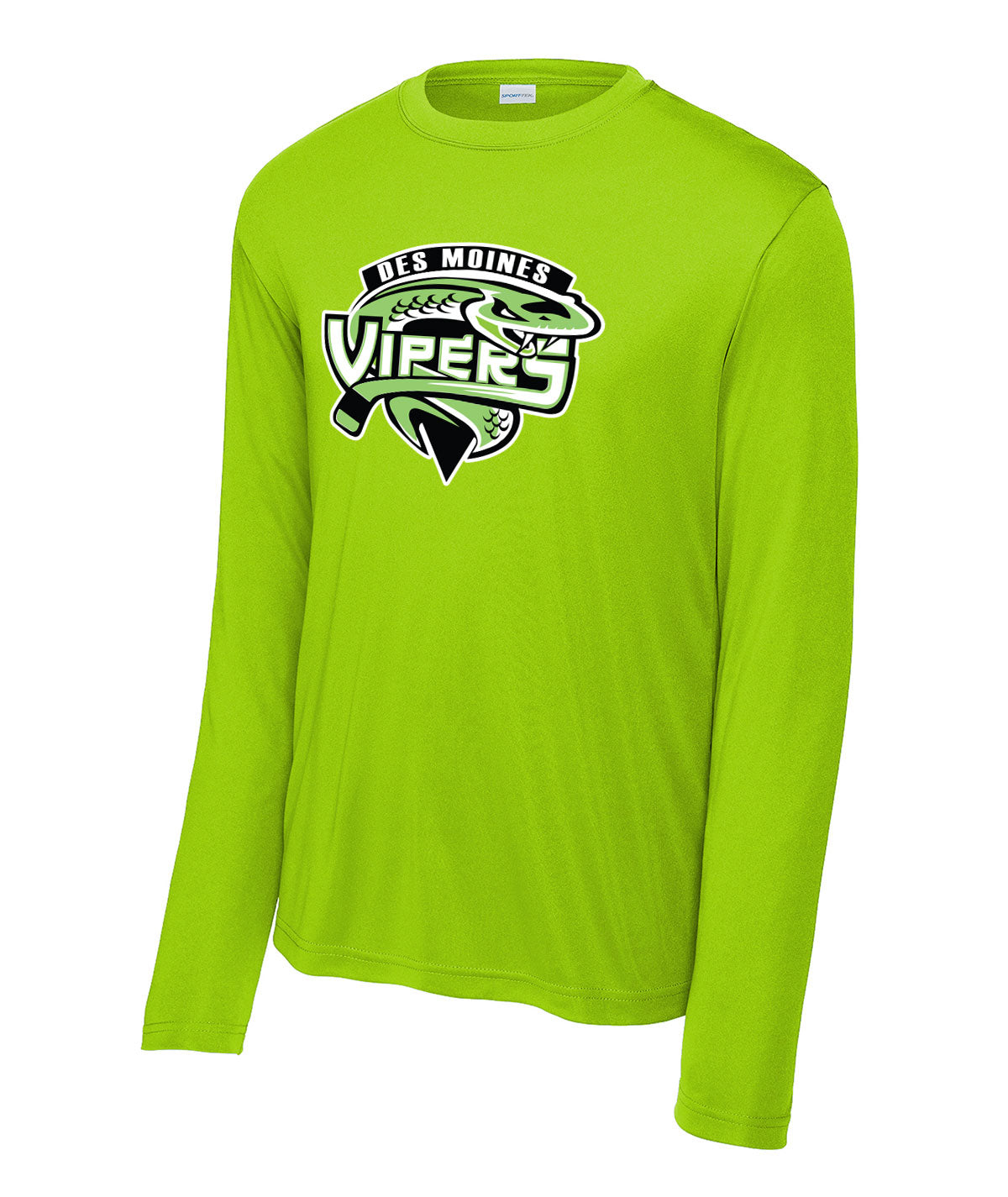 Des Moines Vipers Long-Sleeve Performance Tee