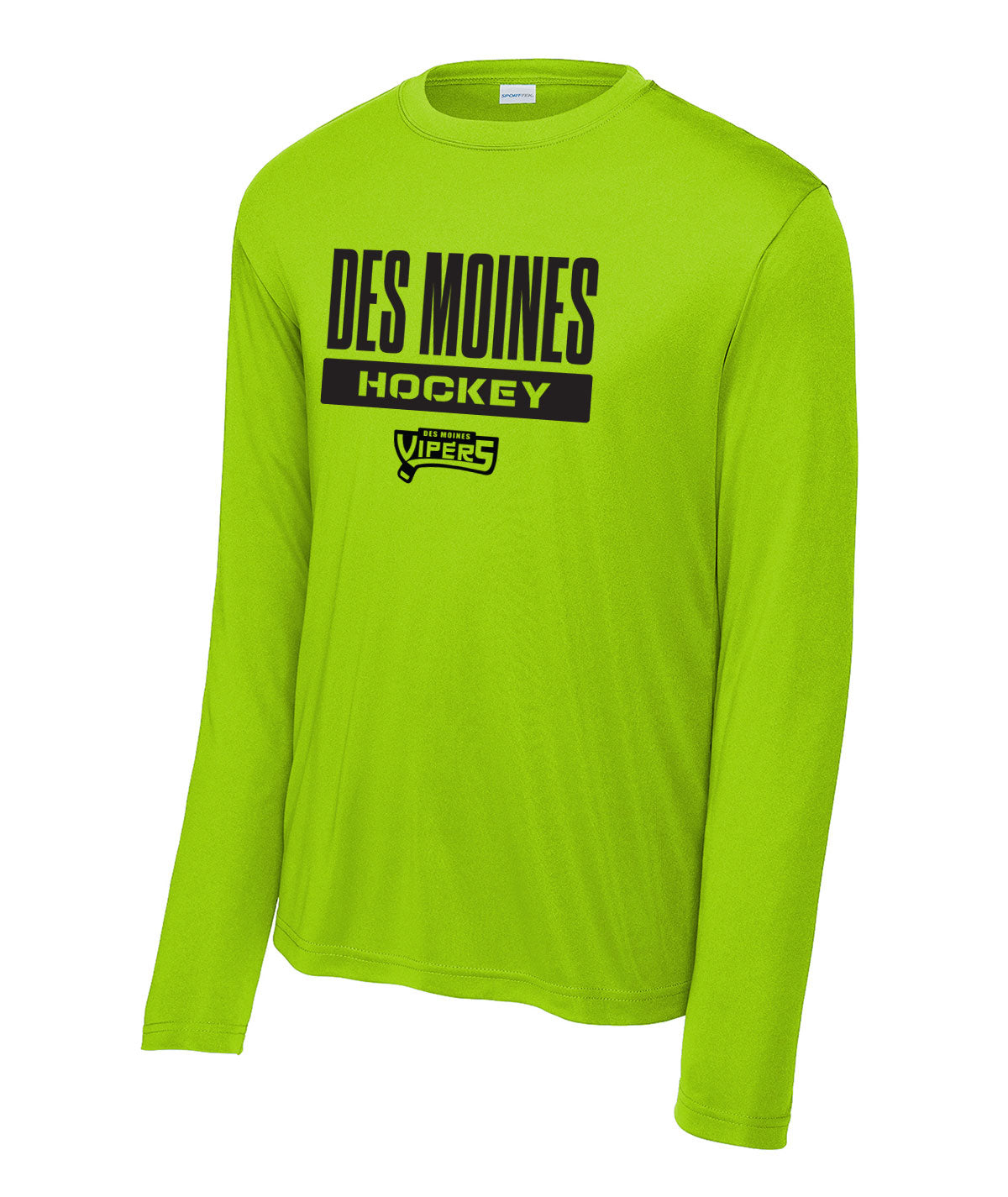 Des Moines Vipers Long-Sleeve Performance Tee