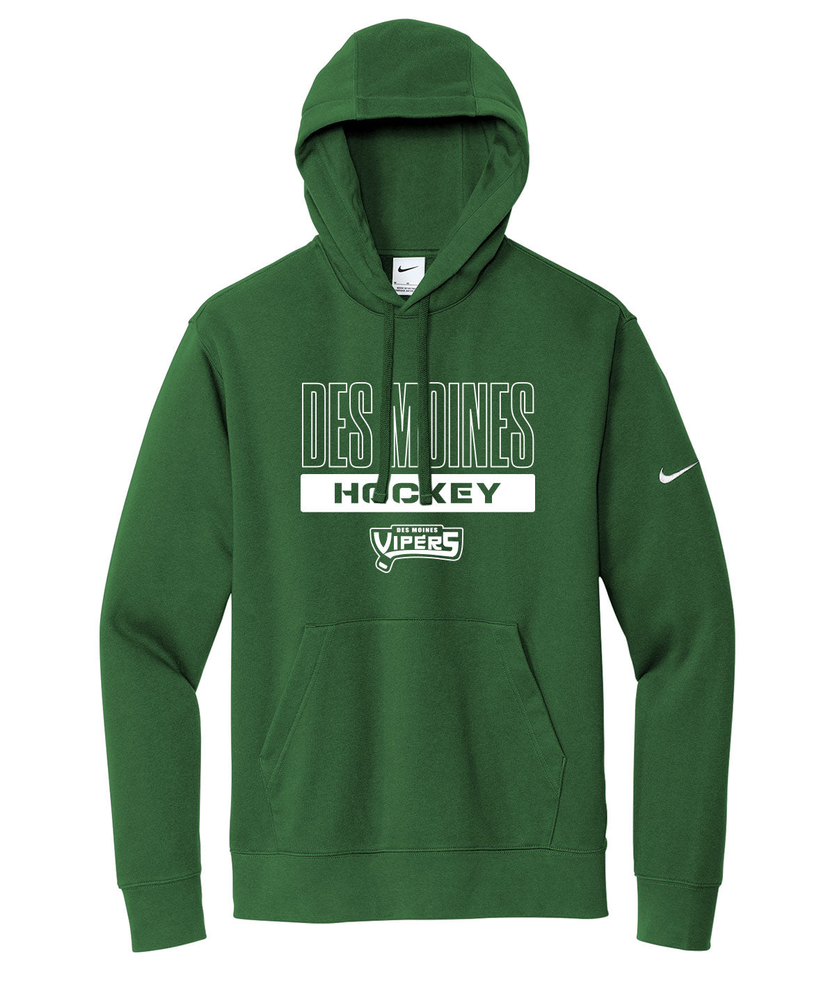Des Moines Vipers Nike Fleece Hoodie