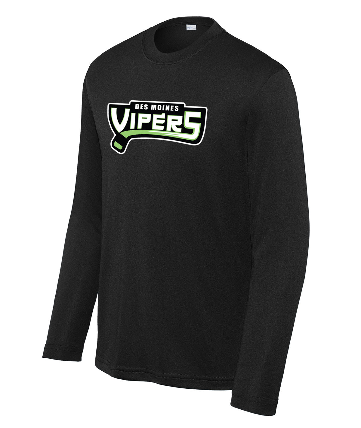 Des Moines Vipers Youth Long-Sleeve Performance Tee