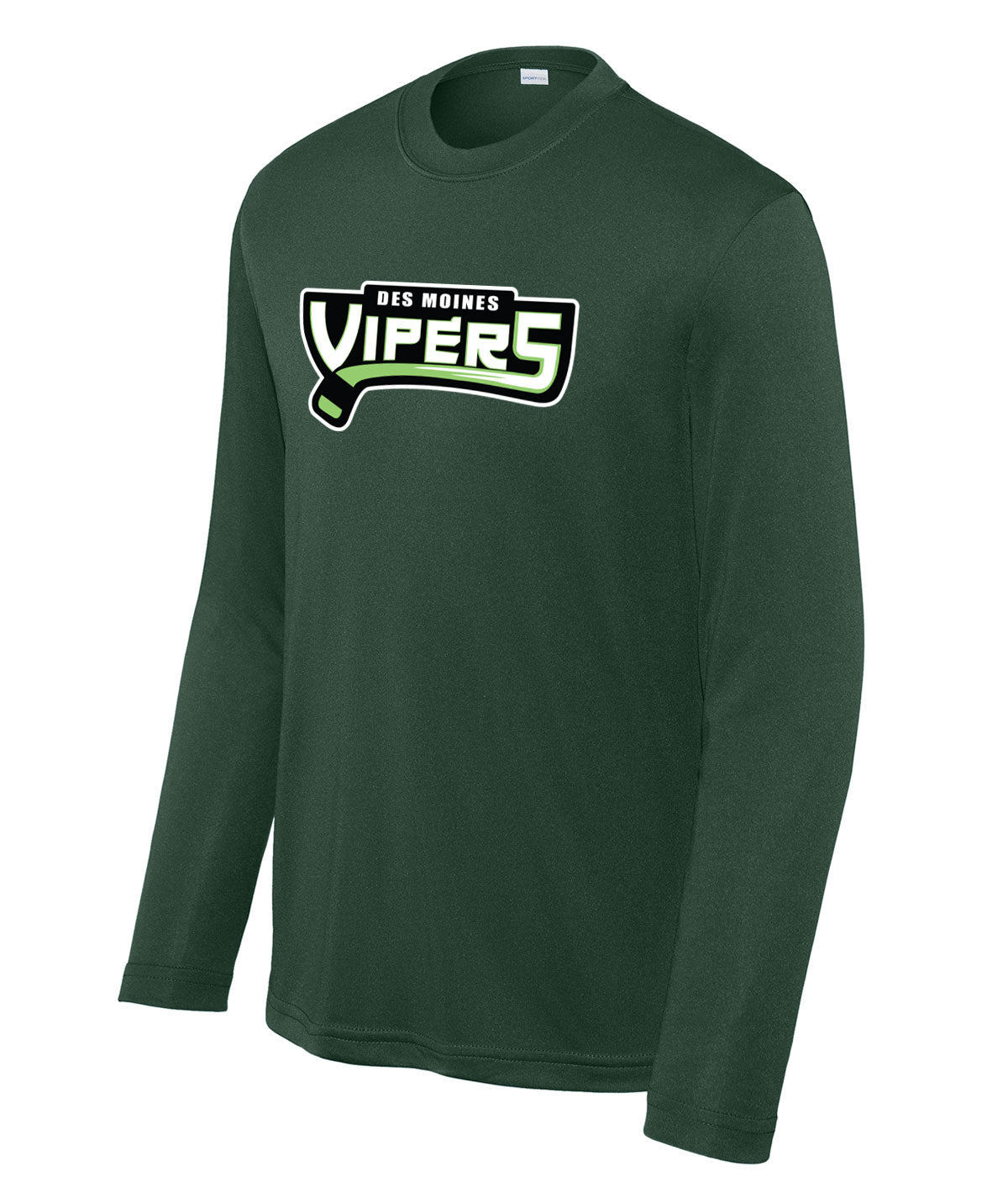 Des Moines Vipers Youth Long-Sleeve Performance Tee