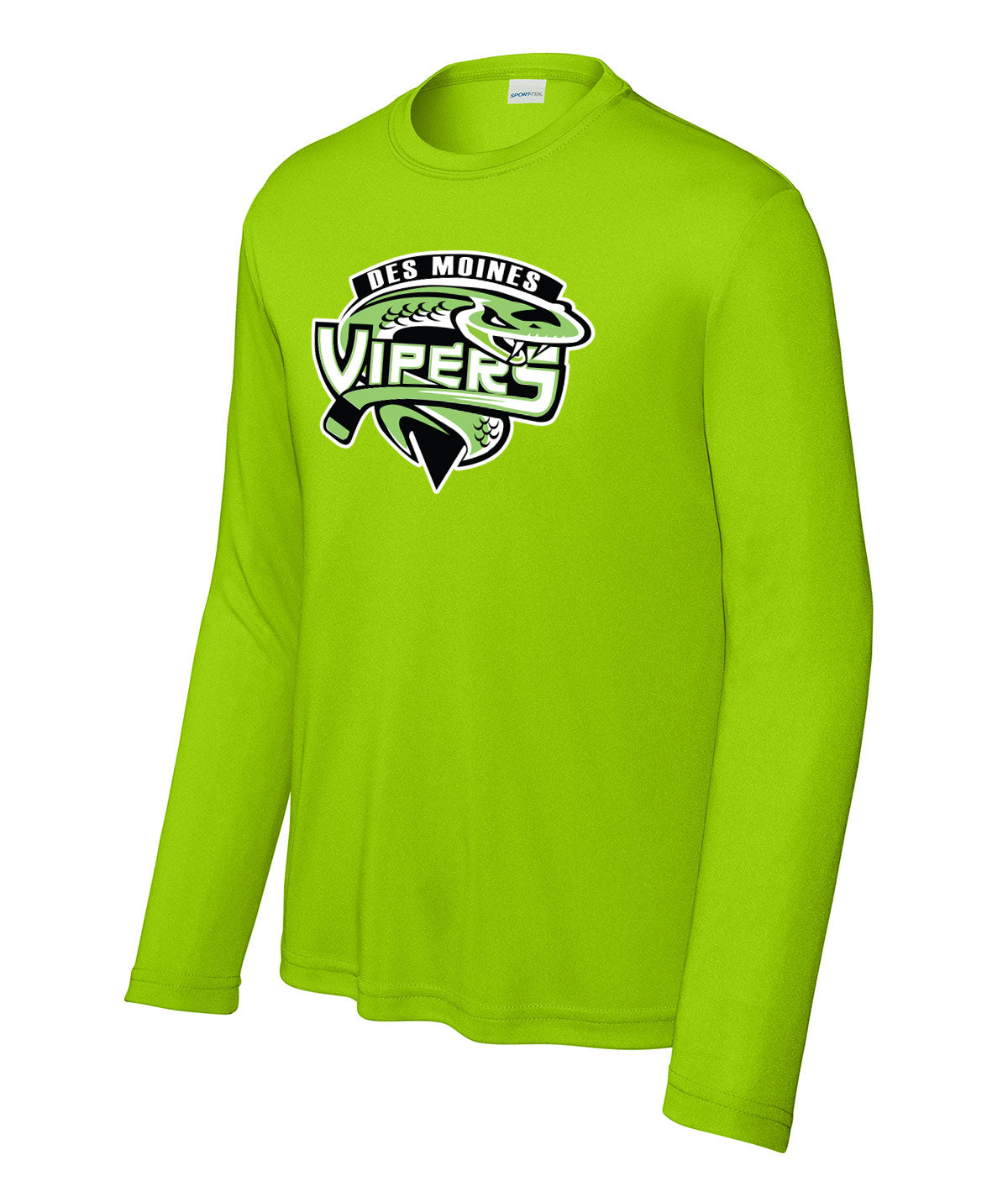 Des Moines Vipers Youth Long-Sleeve Performance Tee