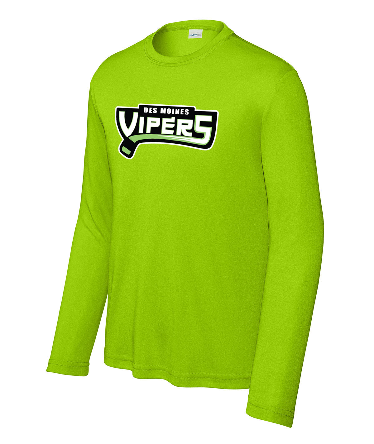 Des Moines Vipers Youth Long-Sleeve Performance Tee