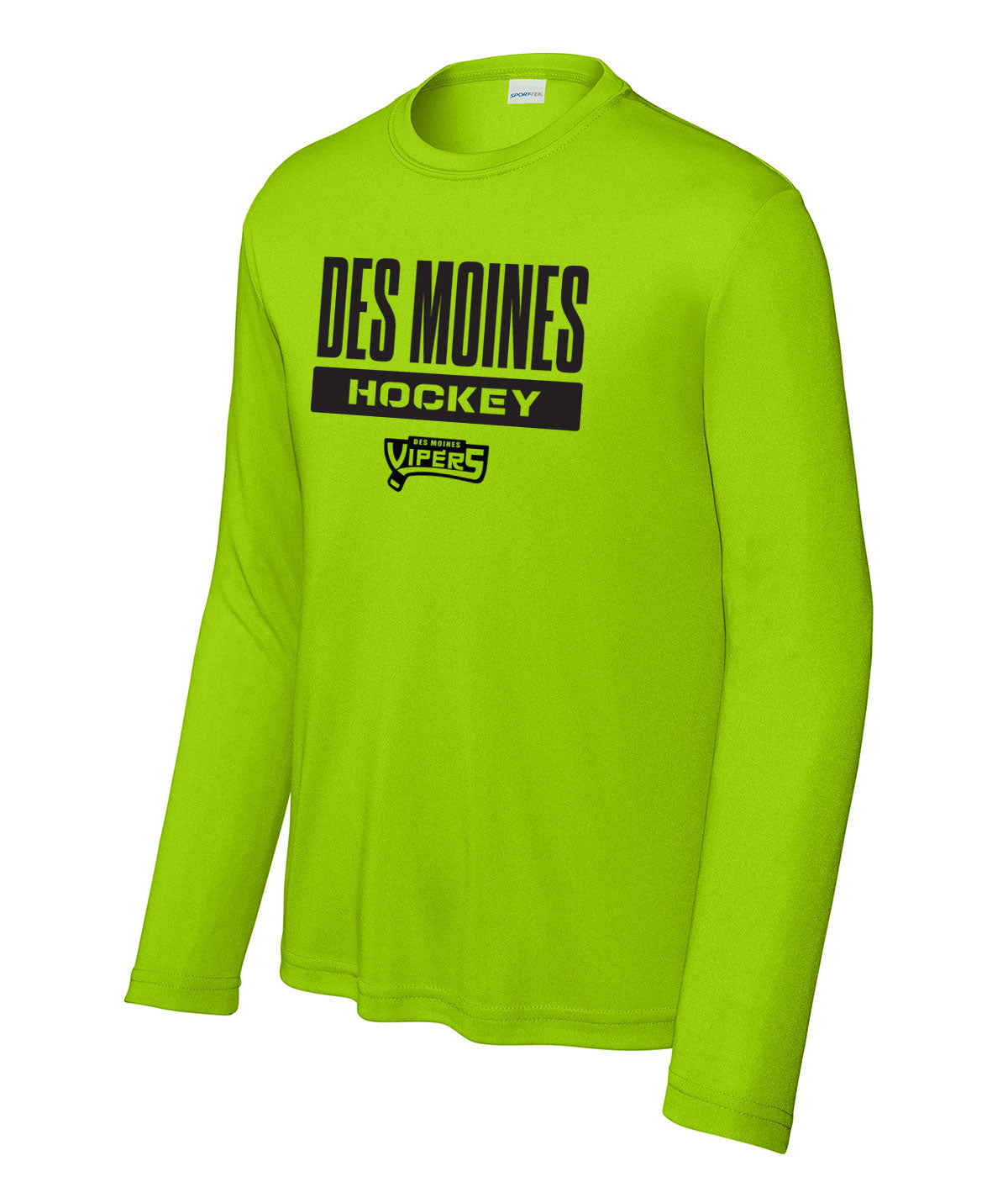 Des Moines Vipers Youth Long-Sleeve Performance Tee