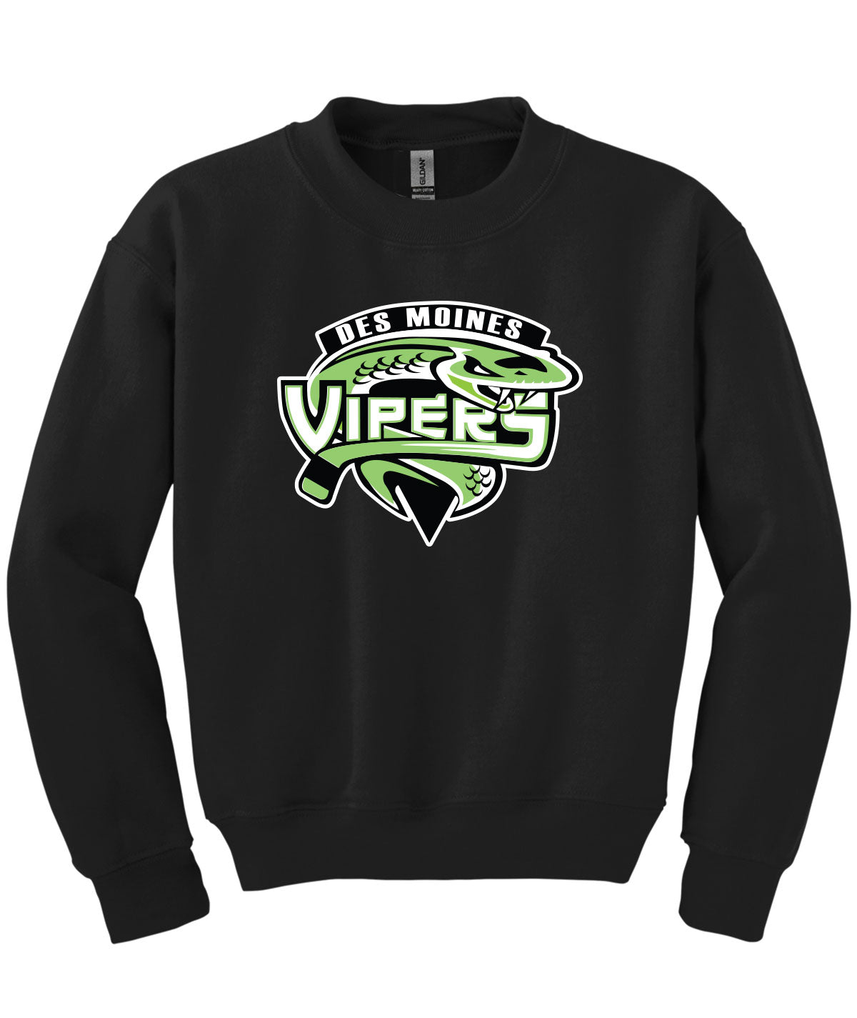 Des Moines Vipers Youth Crewneck Sweatshirt