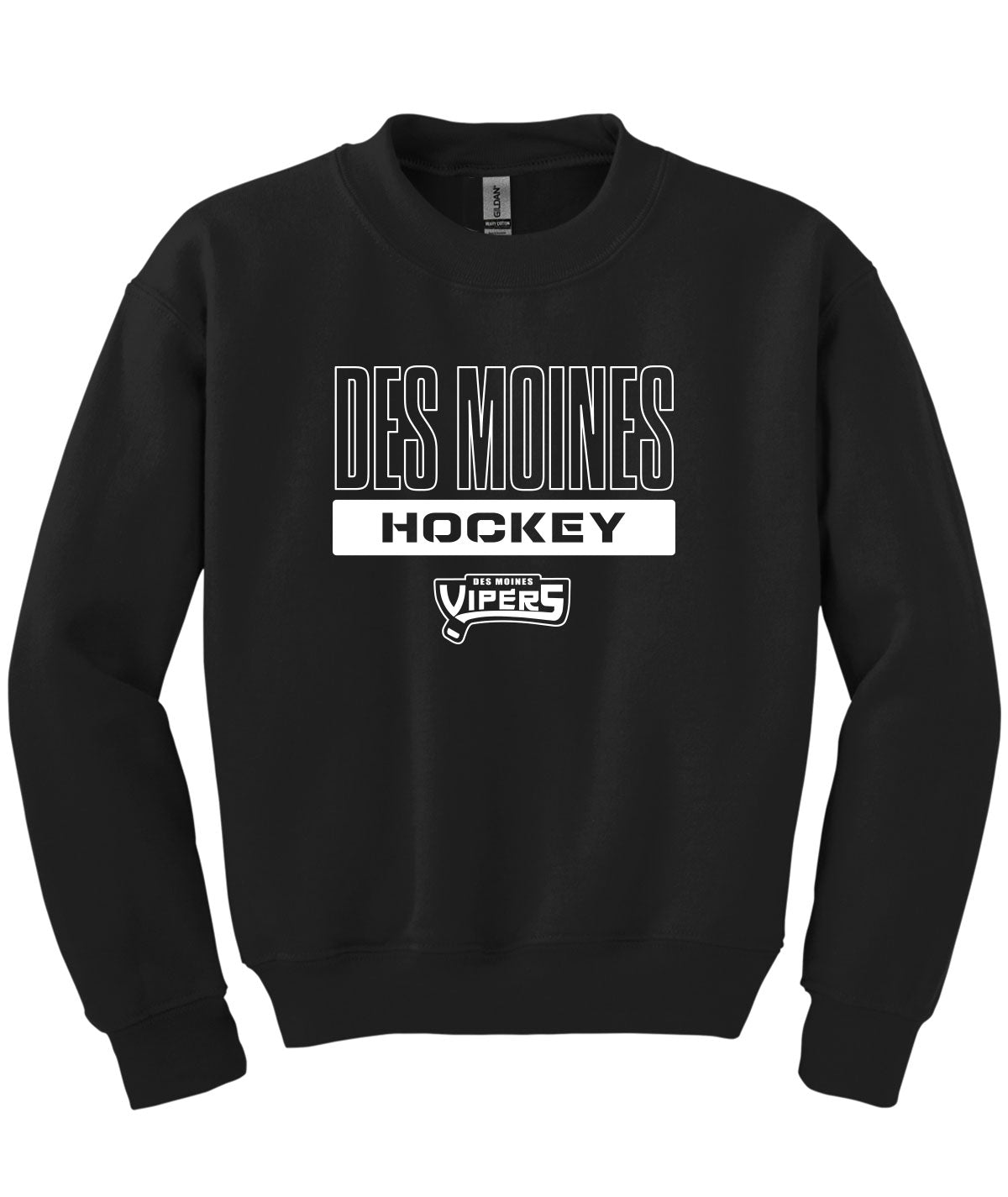 Des Moines Vipers Youth Crewneck Sweatshirt