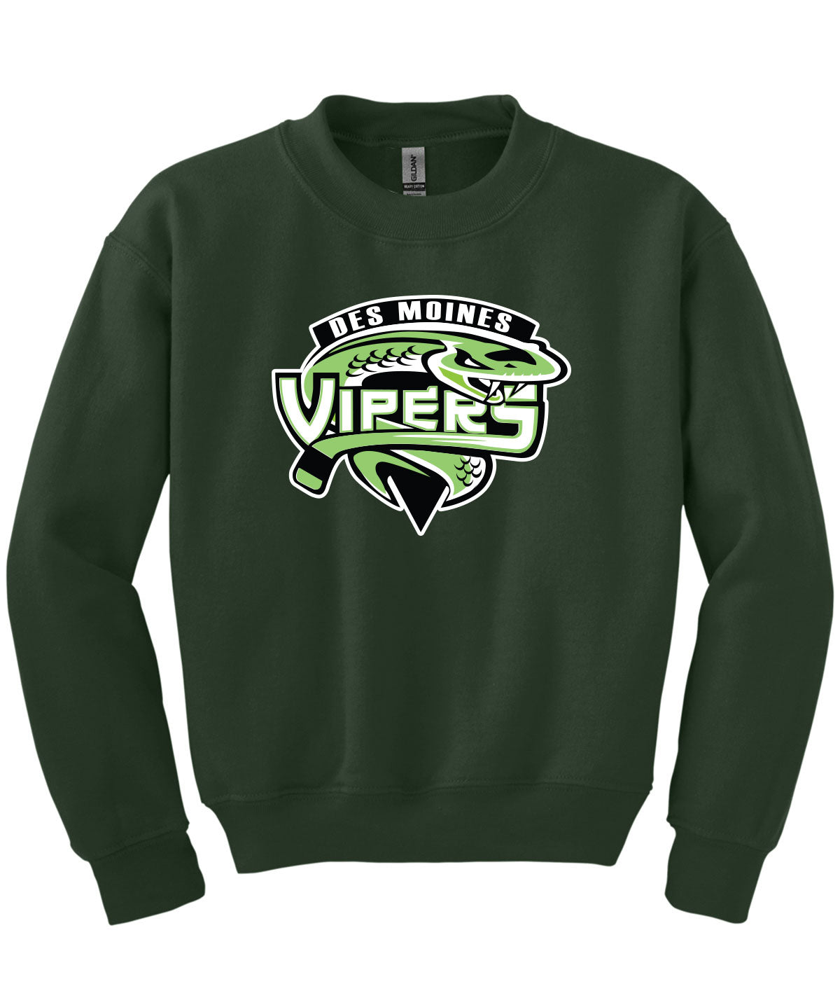 Des Moines Vipers Youth Crewneck Sweatshirt