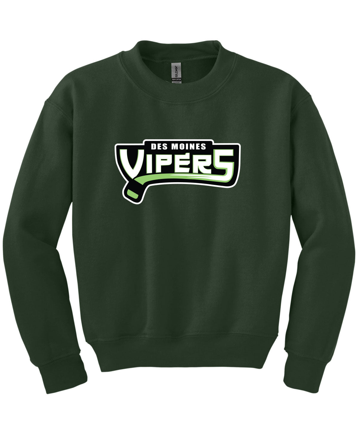 Des Moines Vipers Youth Crewneck Sweatshirt
