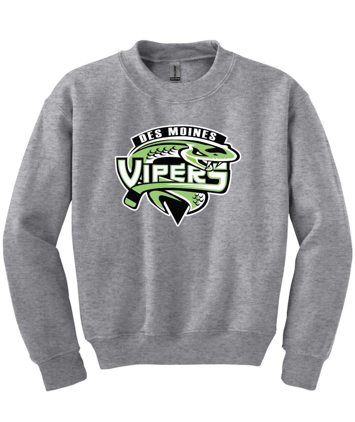 Des Moines Vipers Youth Crewneck Sweatshirt