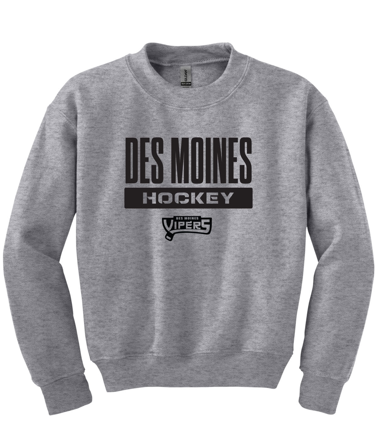 Des Moines Vipers Youth Crewneck Sweatshirt