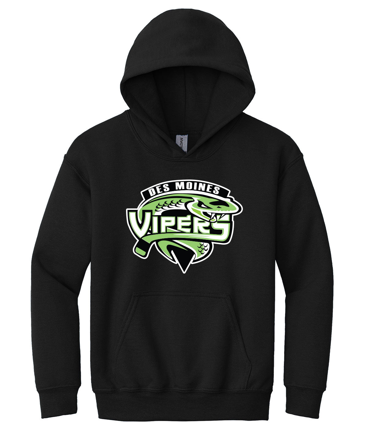 Des Moines Vipers Youth Hooded Sweatshirt